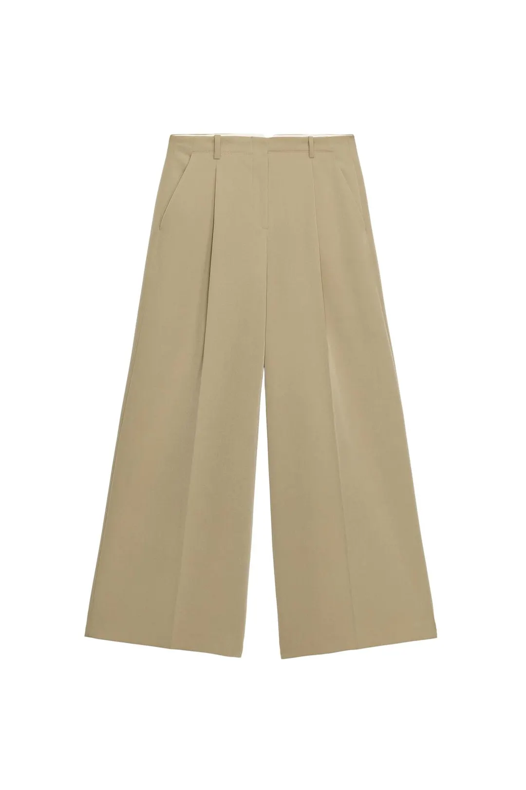 Брюки со складками ZW Collection, Zara