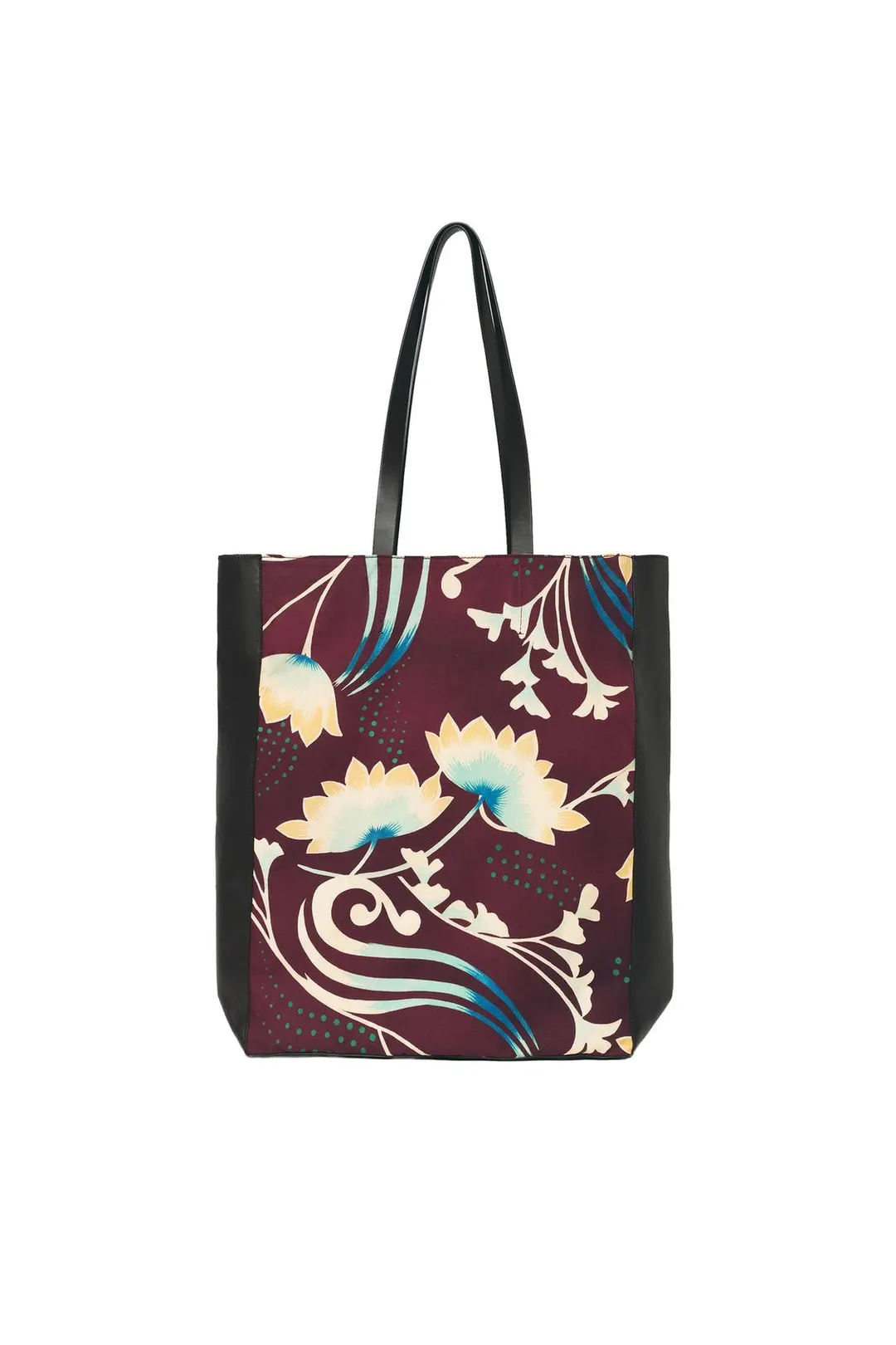 Сумка-тоут с кожаной отделкой Limited Edition, Zara