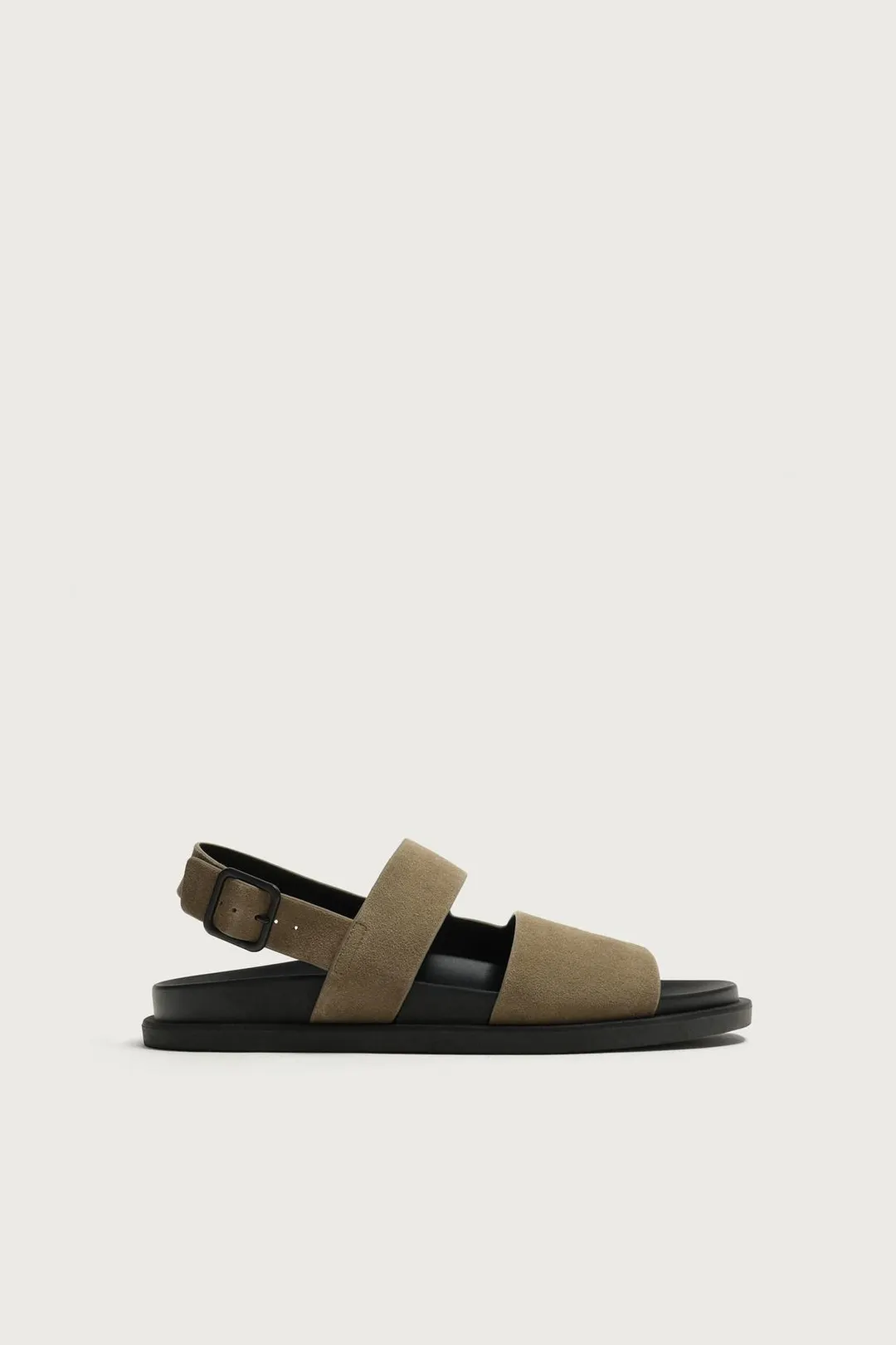 Сандалии из кожи с ремешками, Zara