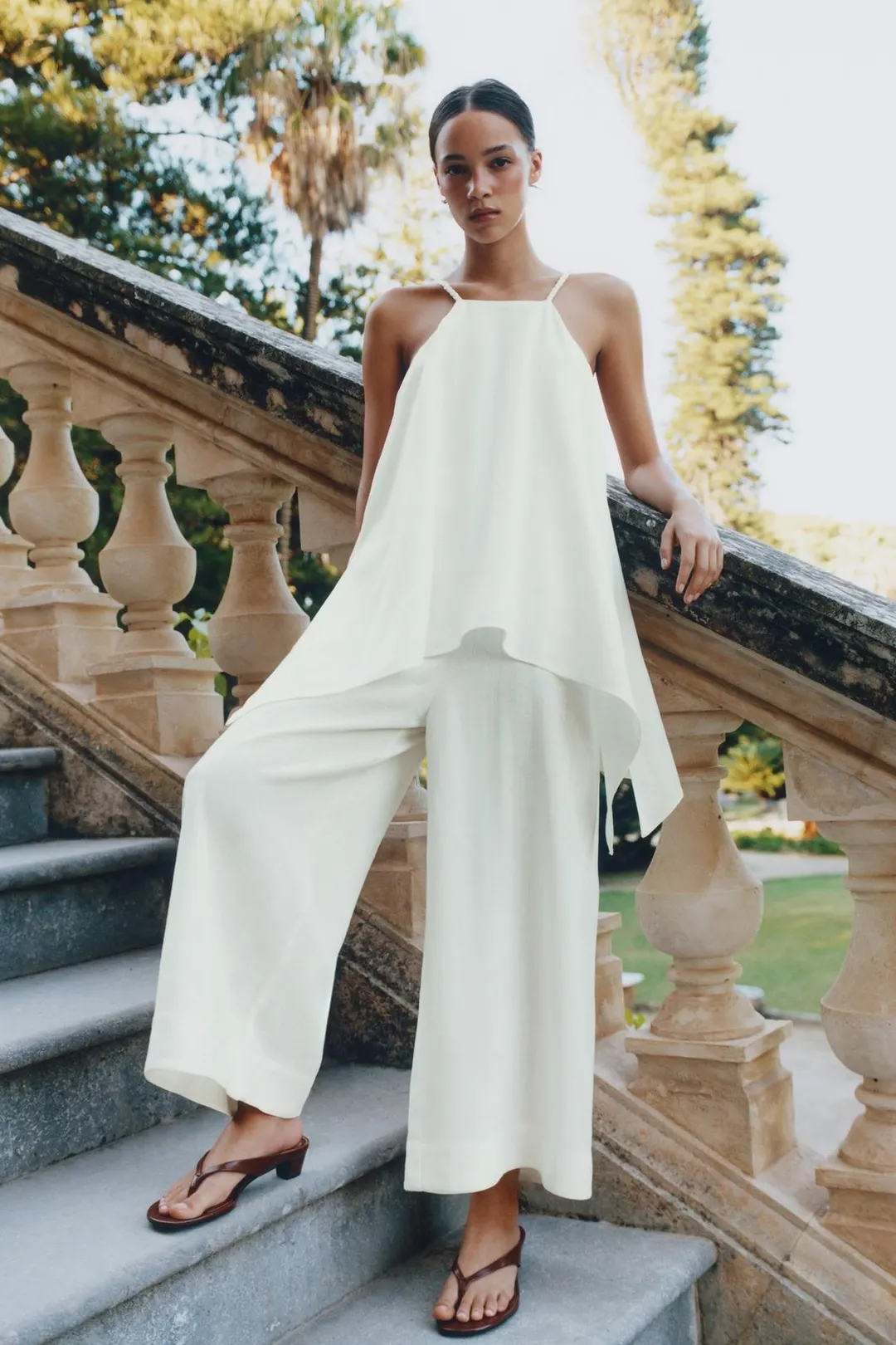 Комбинезон с бретелью халтер, Zara