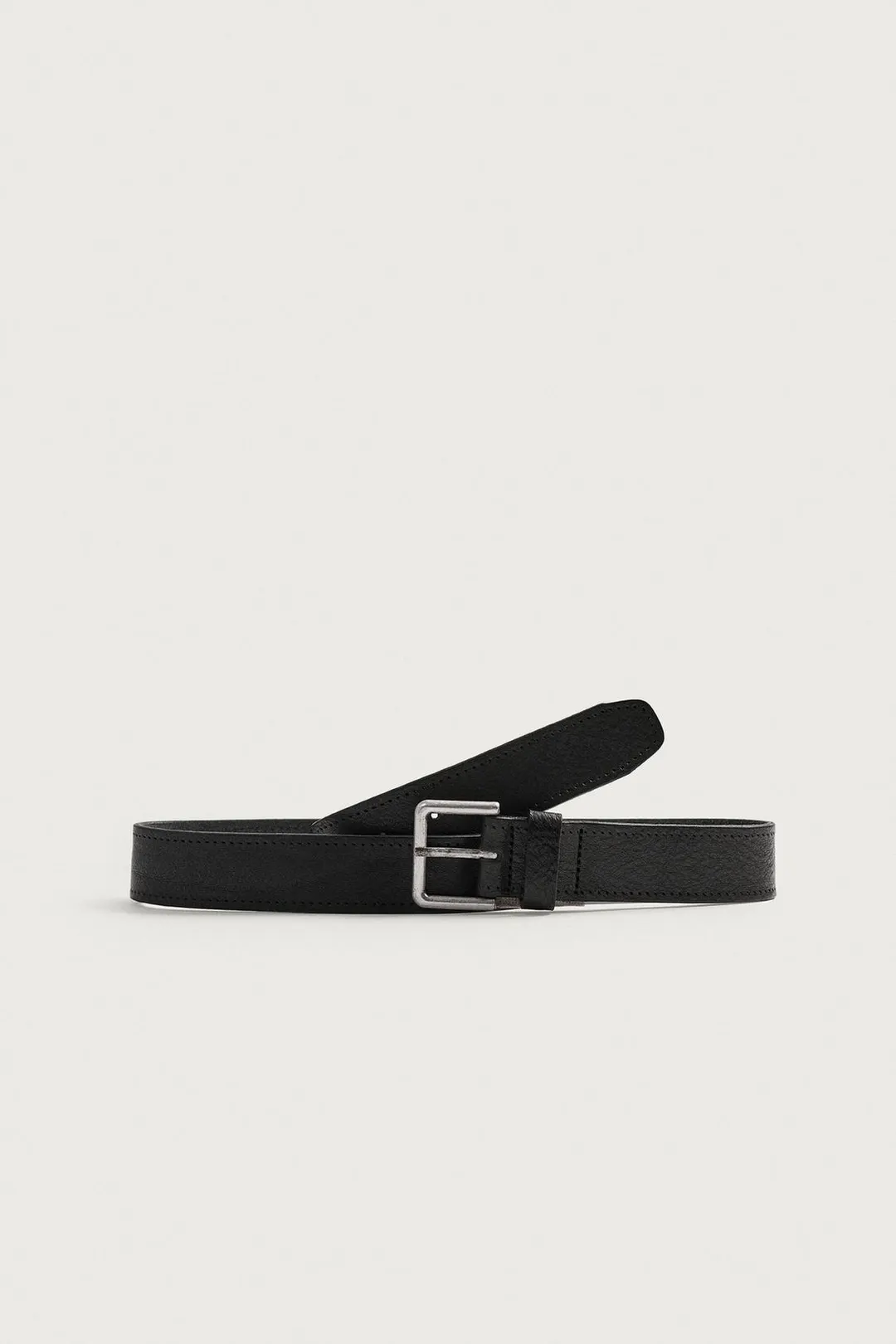 Кожаный ремень с винтажным эффектом, Zara