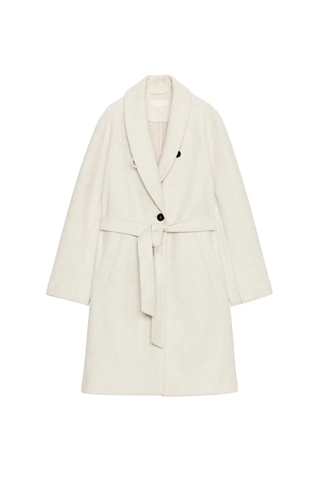 Мягкое пальто с поясом, Zara