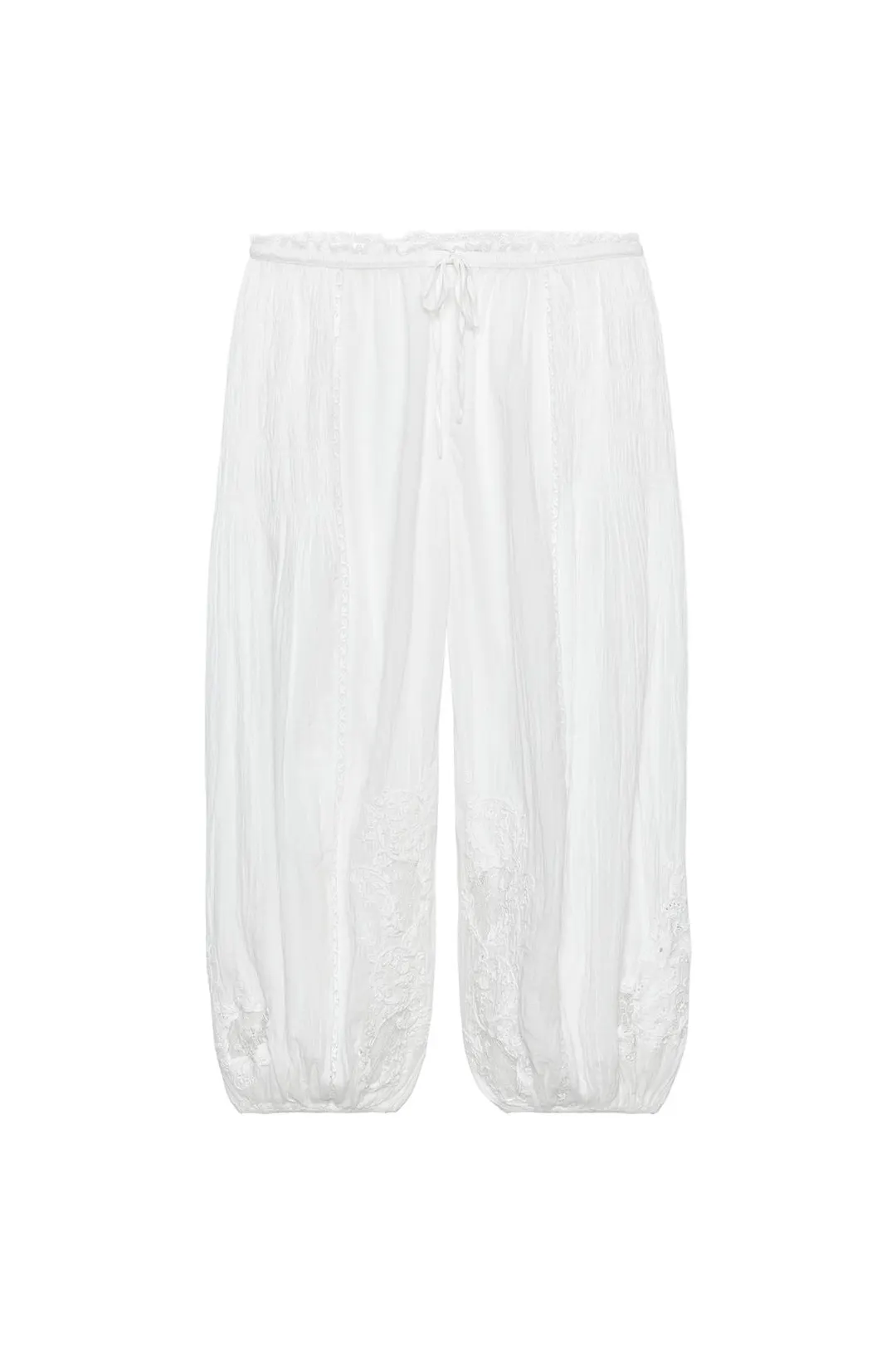 Кружевные брюки-шаровары ZW Collection, Zara