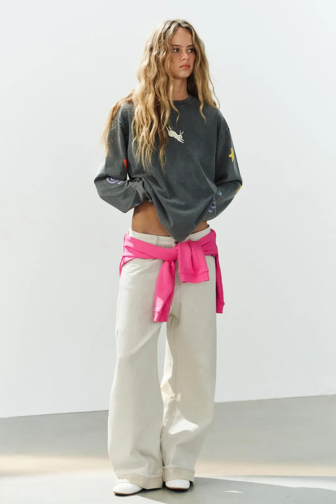 Футболка Fiorenza с эффектом стирки, Zara
