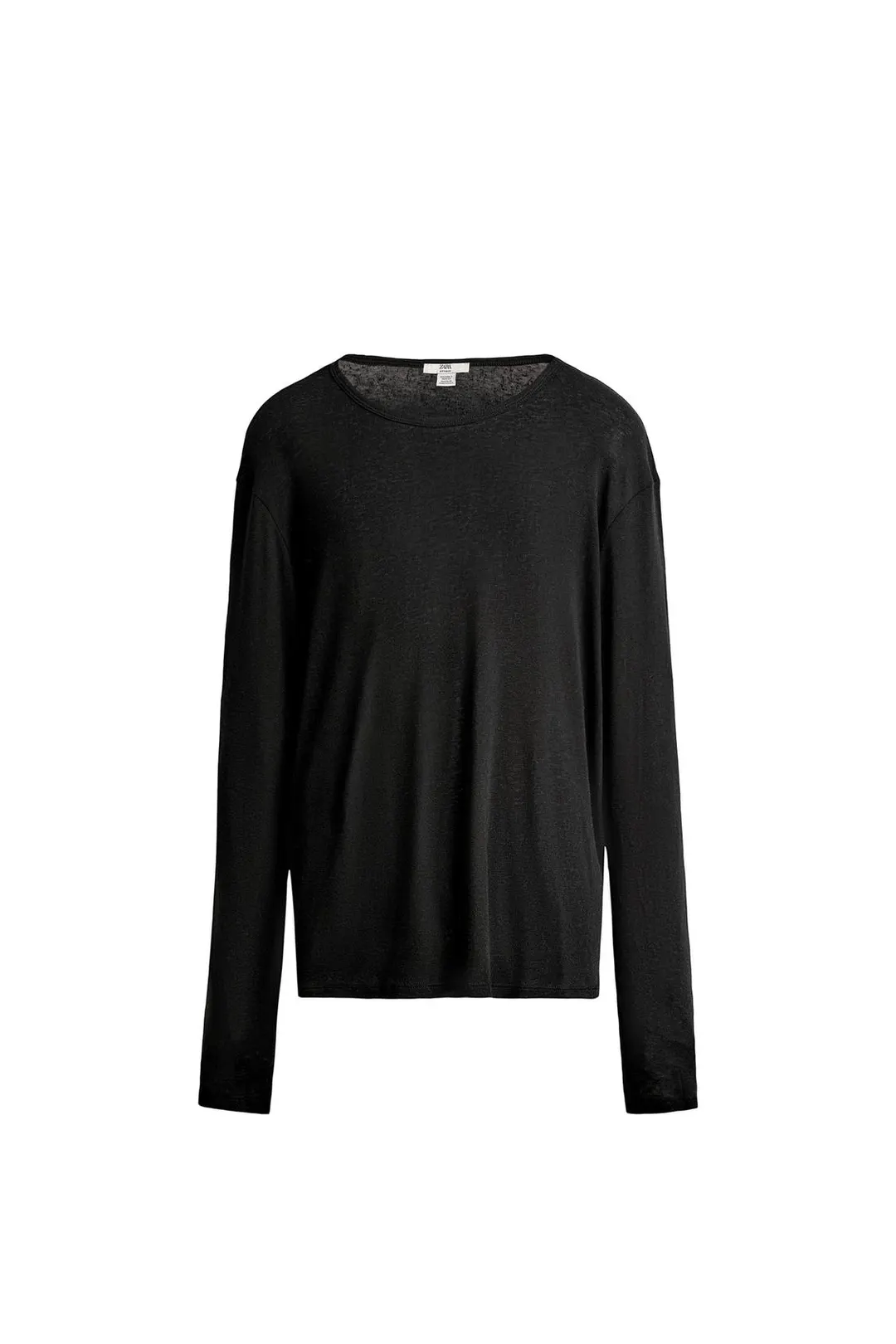 Футболка свободного кроя из лиоцелла и шерсти, Zara