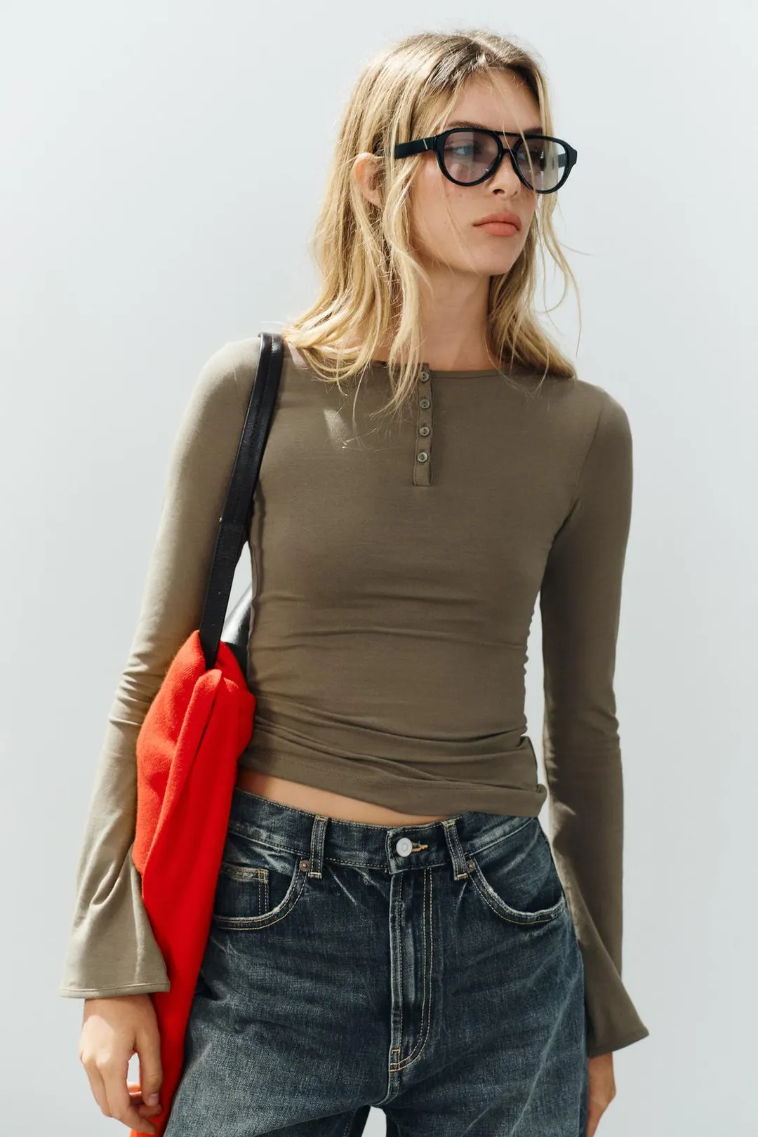Футболка хенли, Zara