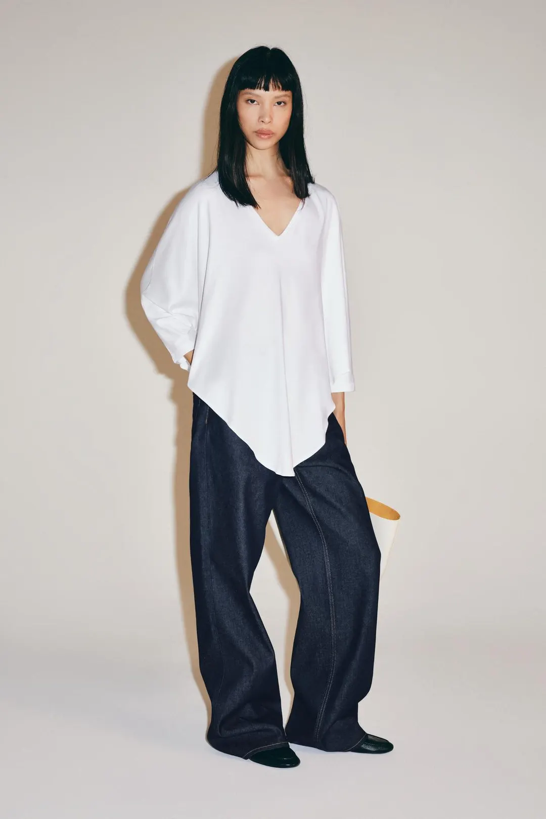 Футболка-накидка SUPIMA®, Zara