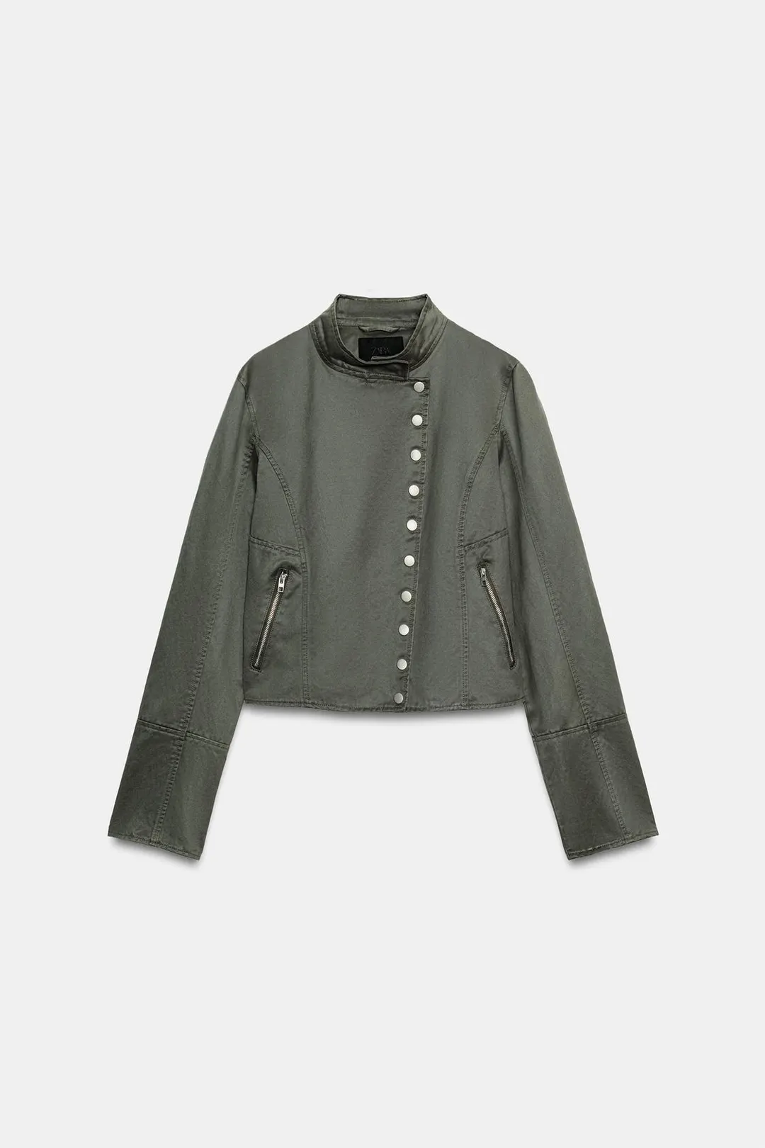 Двубортный жакет из смесового хлопка, Zara