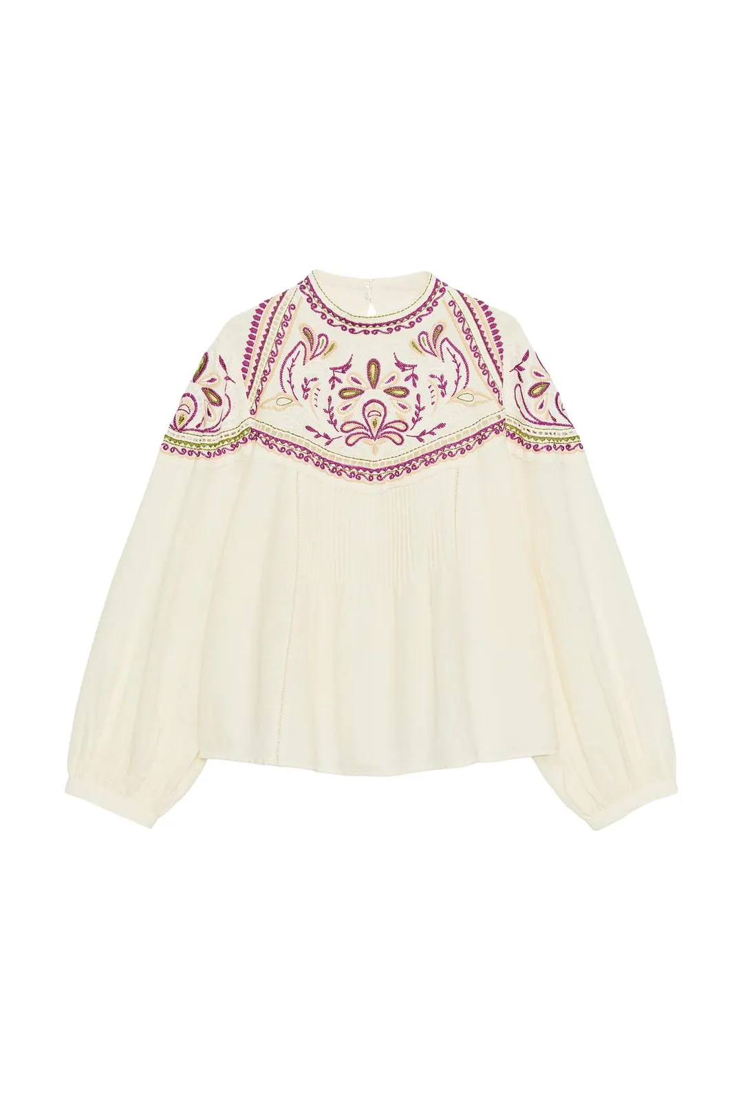 Блузка с вышивкой, Zara