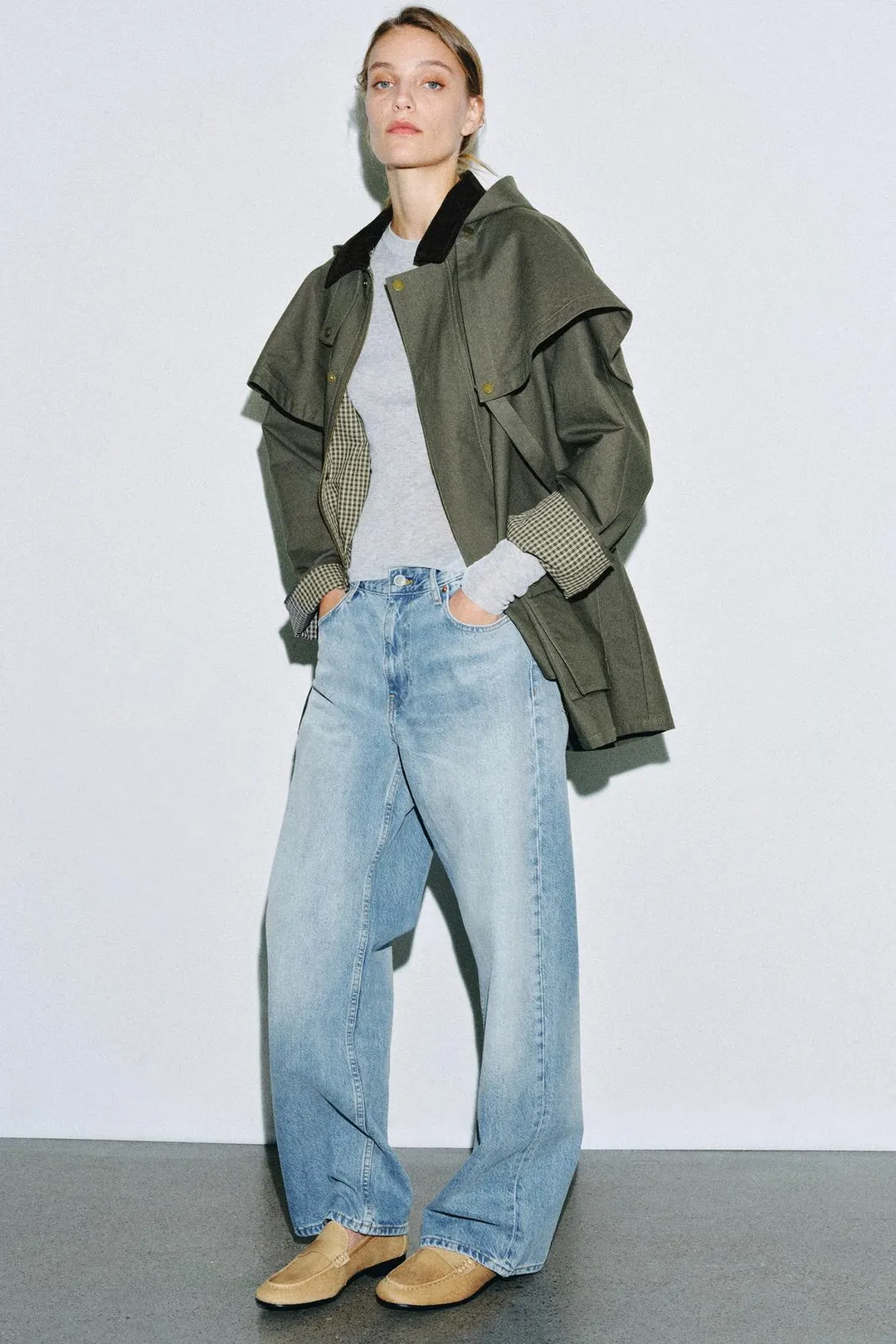 Лоферы из овечьей кожи, Zara