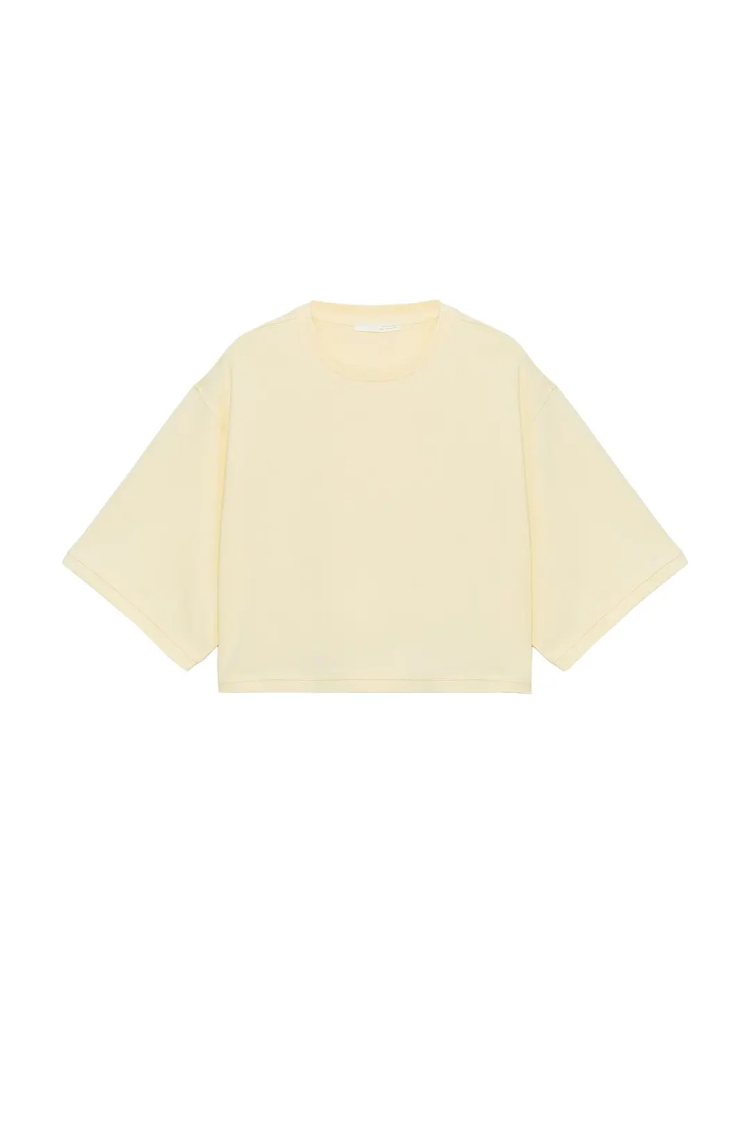 Укороченная футболка оверсайз, Zara