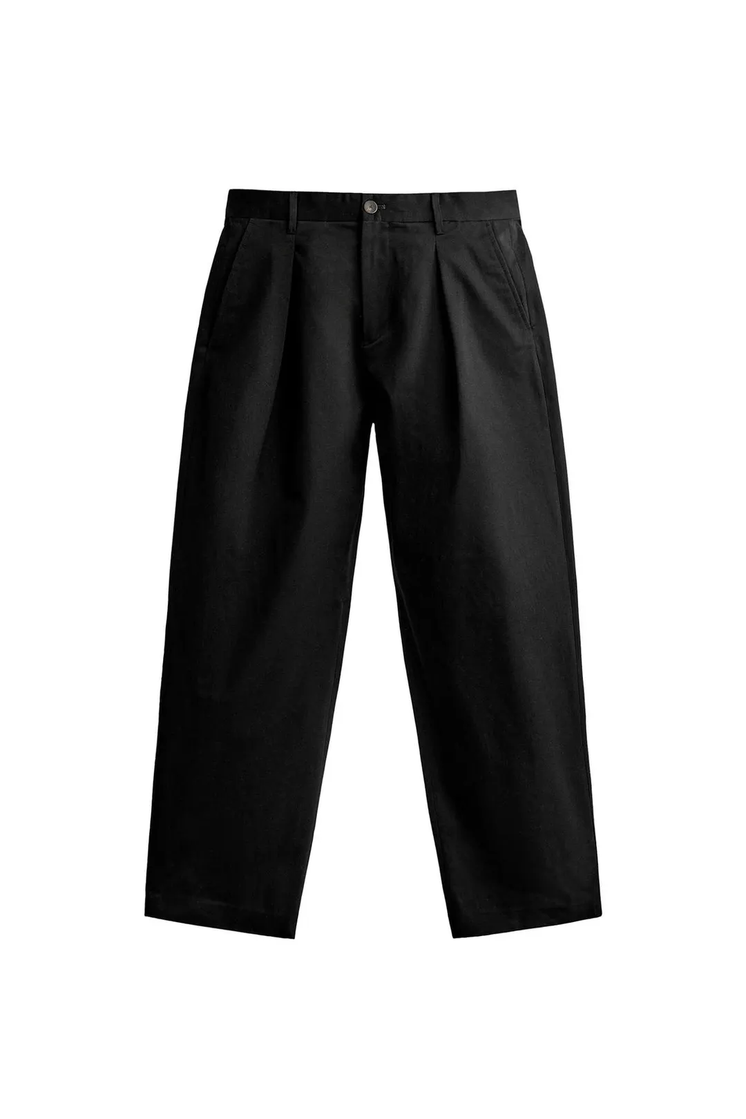 Брюки чинос стандартного кроя со складками, Zara