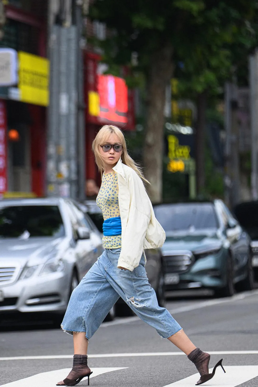 Топ полупрозрачный вязаный с сердечками, Zara