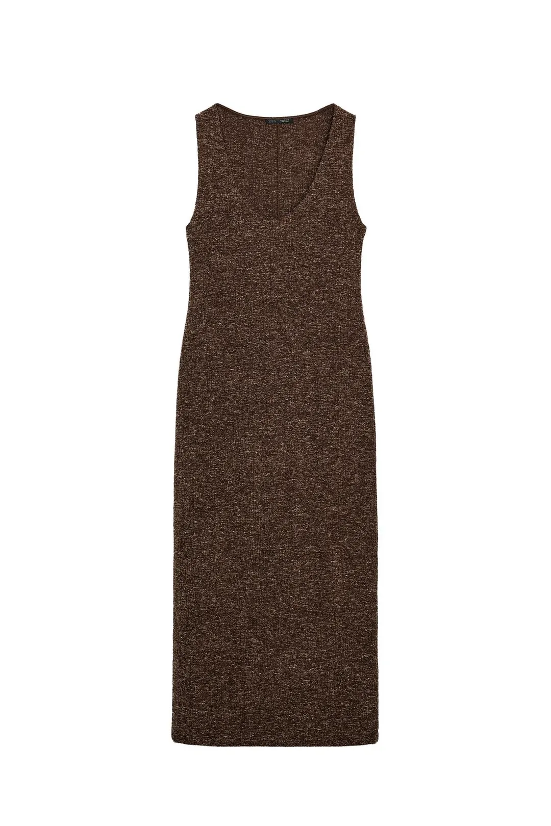 Платье фактурное без рукавов, Zara