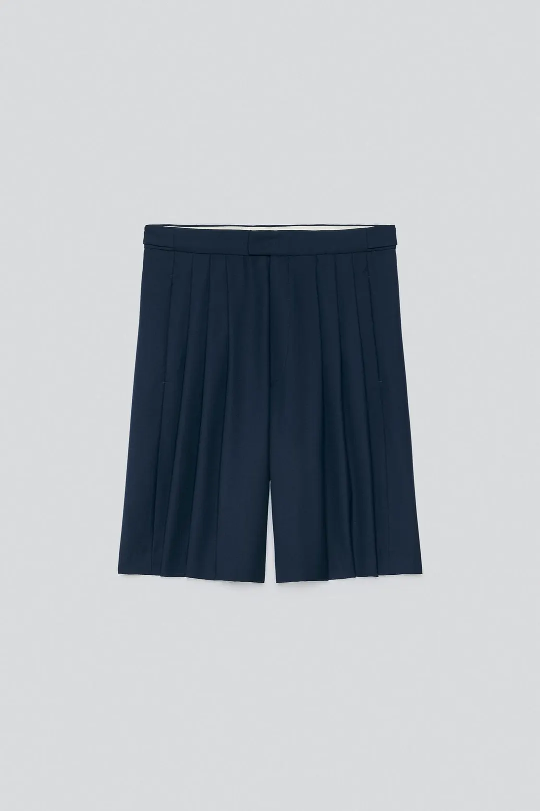 Шорты-бермуды широкого кроя из смесовой шерсти, Zara