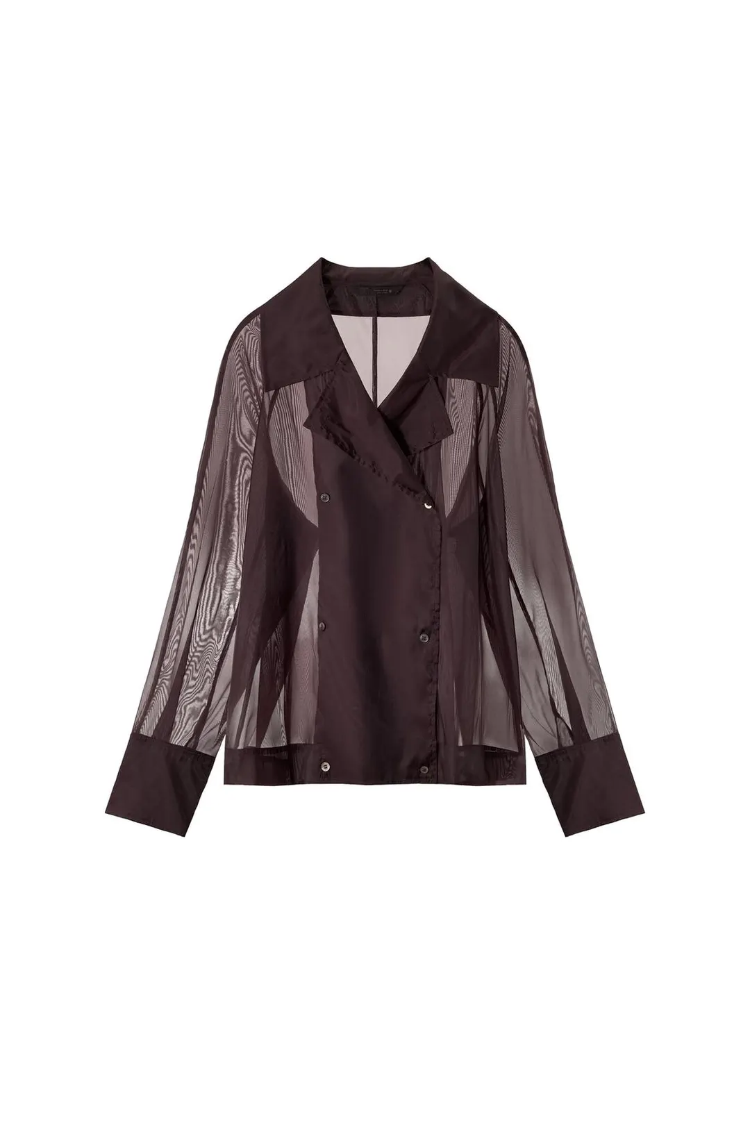 Рубашка из органзы ZW Collection, Zara