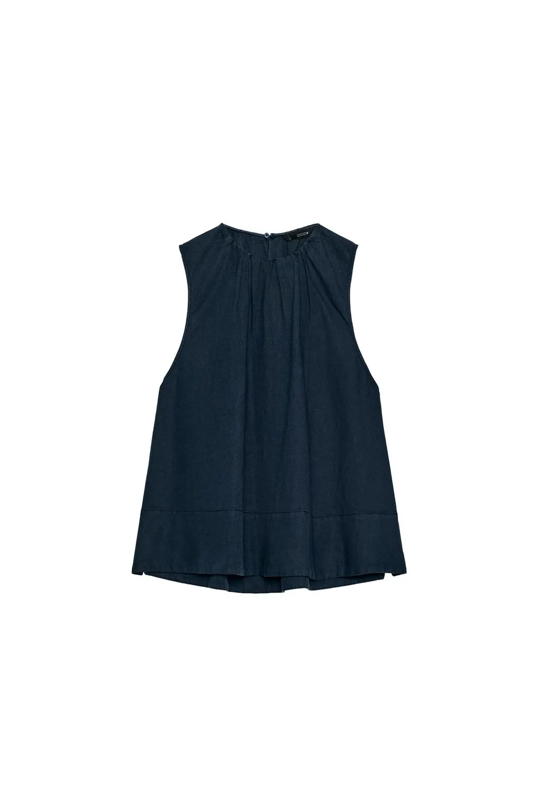 Топ из смесового льна ZW Collection, Zara