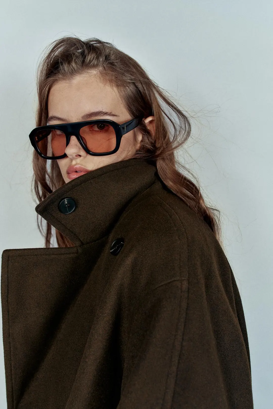 Мягкое пальто оверсайз, Zara
