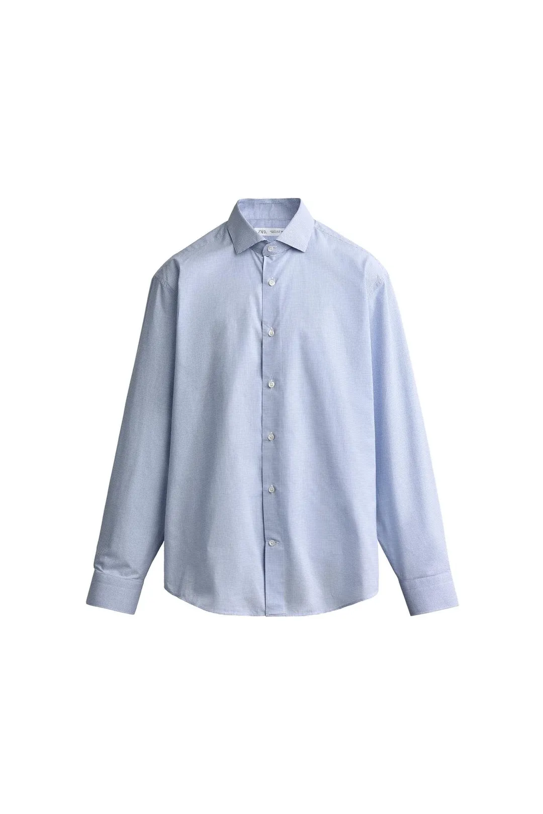 Рубашка прямого кроя в клетку, Zara