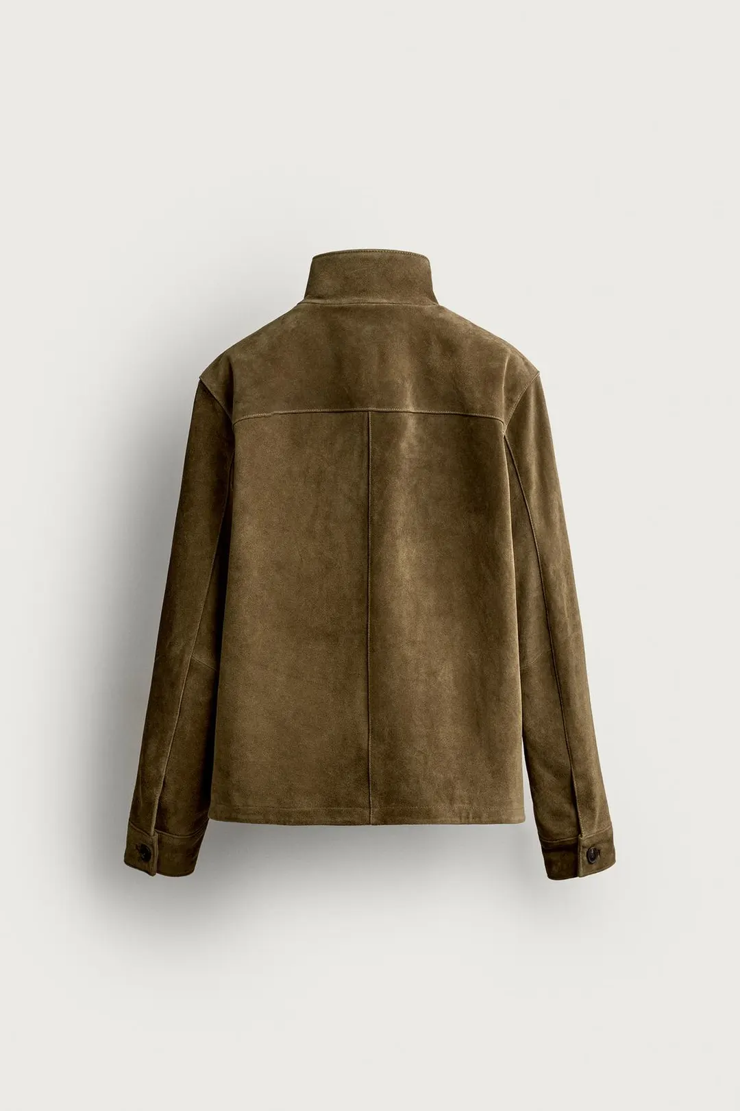 Куртка прямого кроя из замши, Zara