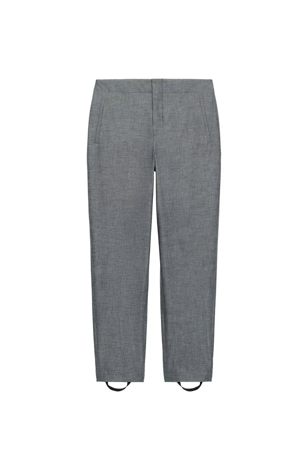 Брюки со штрипками из смесовой шерсти ZW Collection, Zara