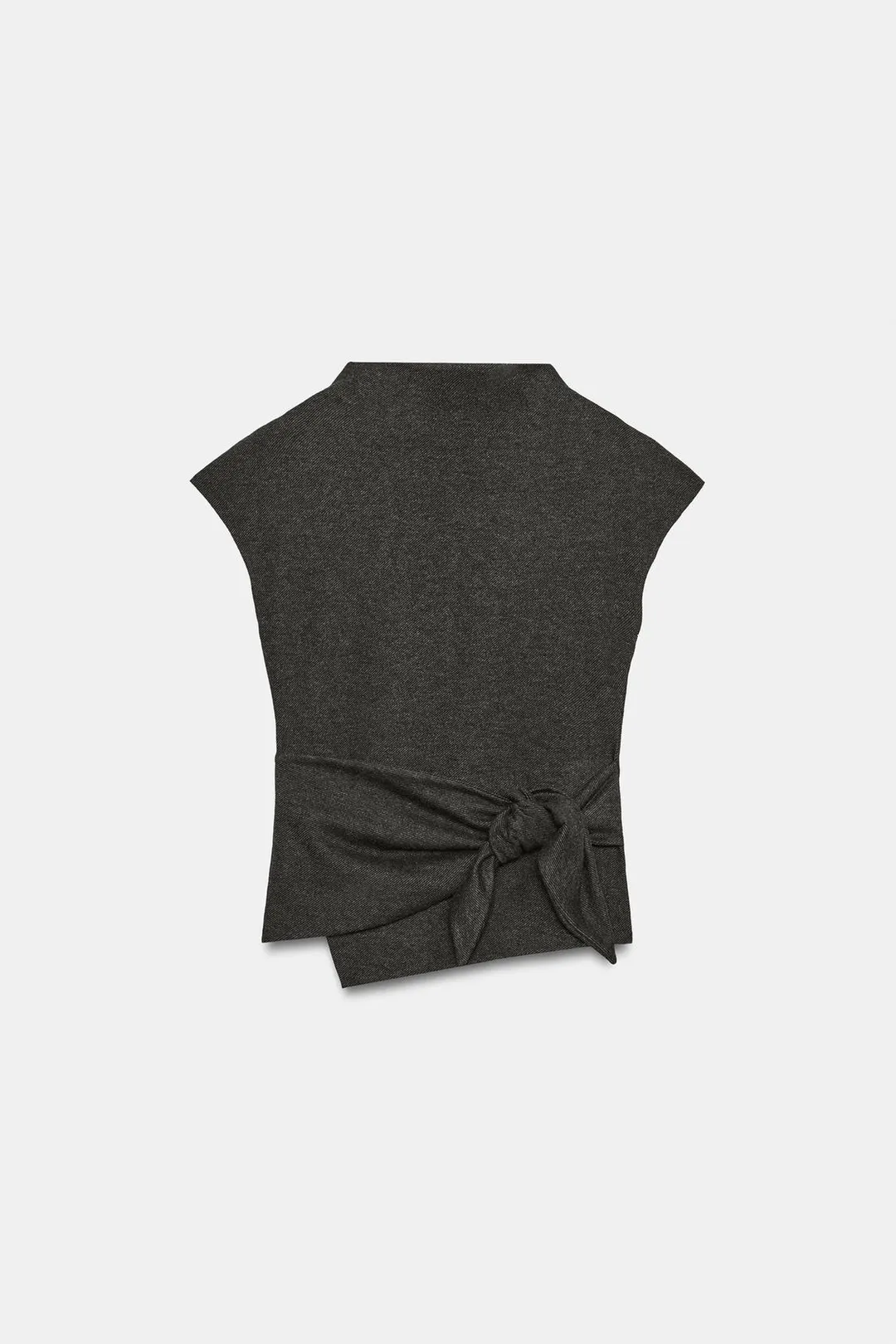 Мягкий топ с бантом, Zara