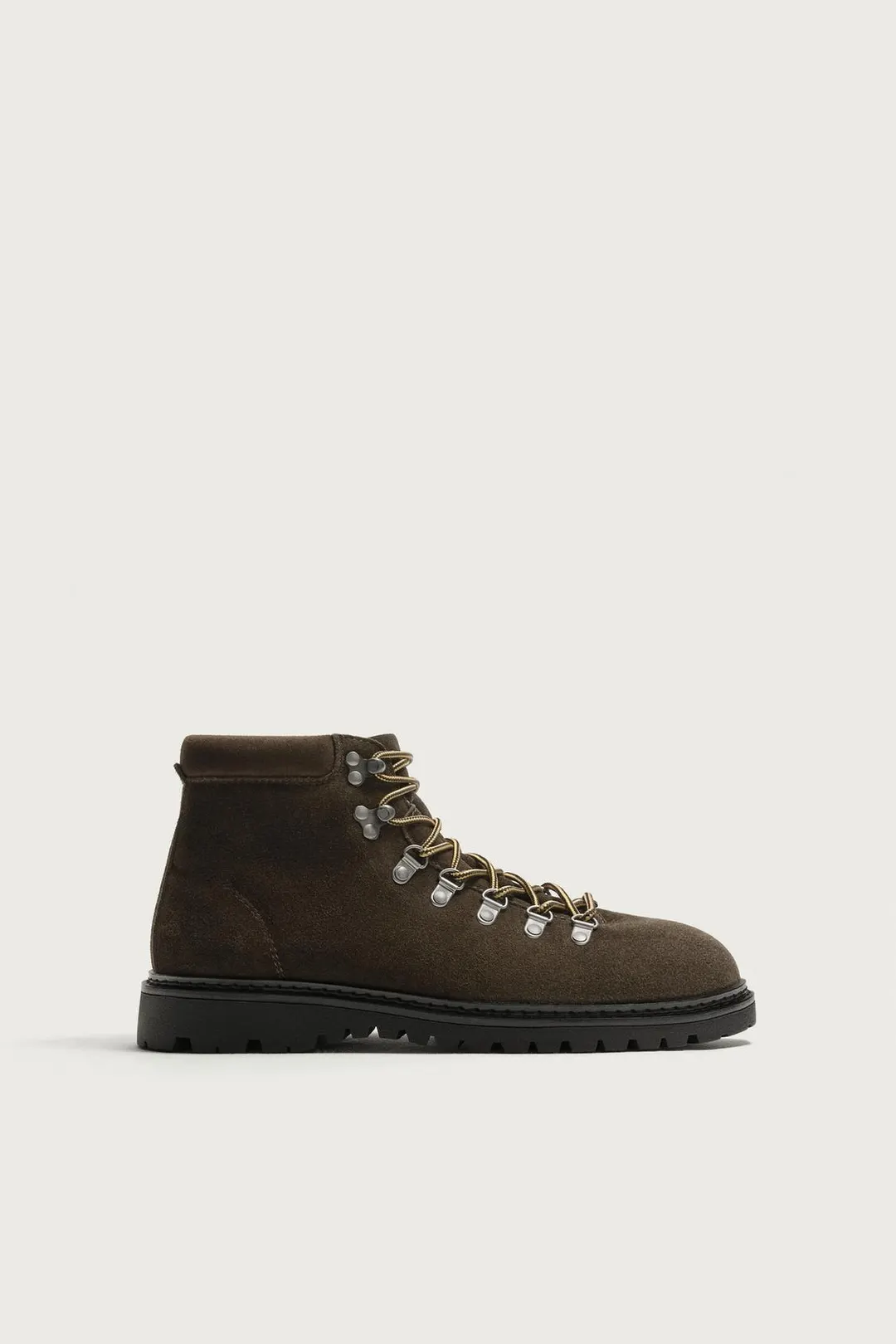 Треккинговые ботинки из кожи, Zara