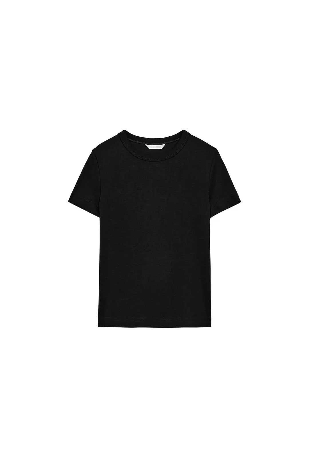 Футболка из интерлока с короткими рукавами, Zara