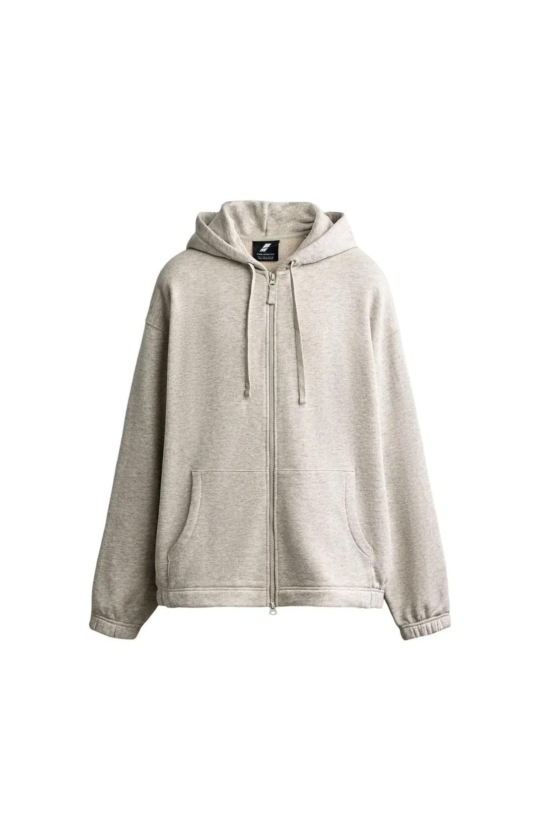 Худи из хлопка на молнии, Zara