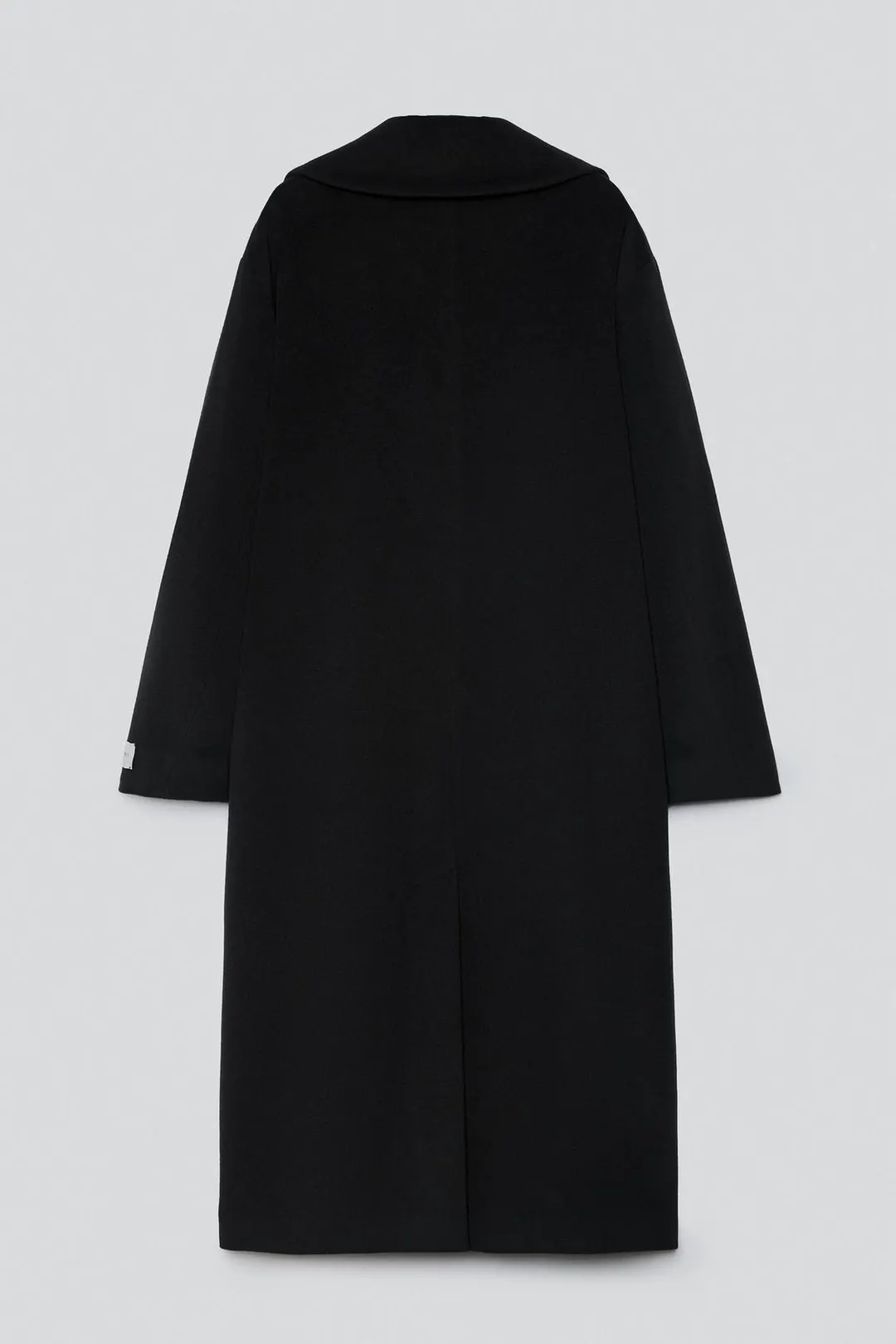 Пальто длинное контрастное, Zara