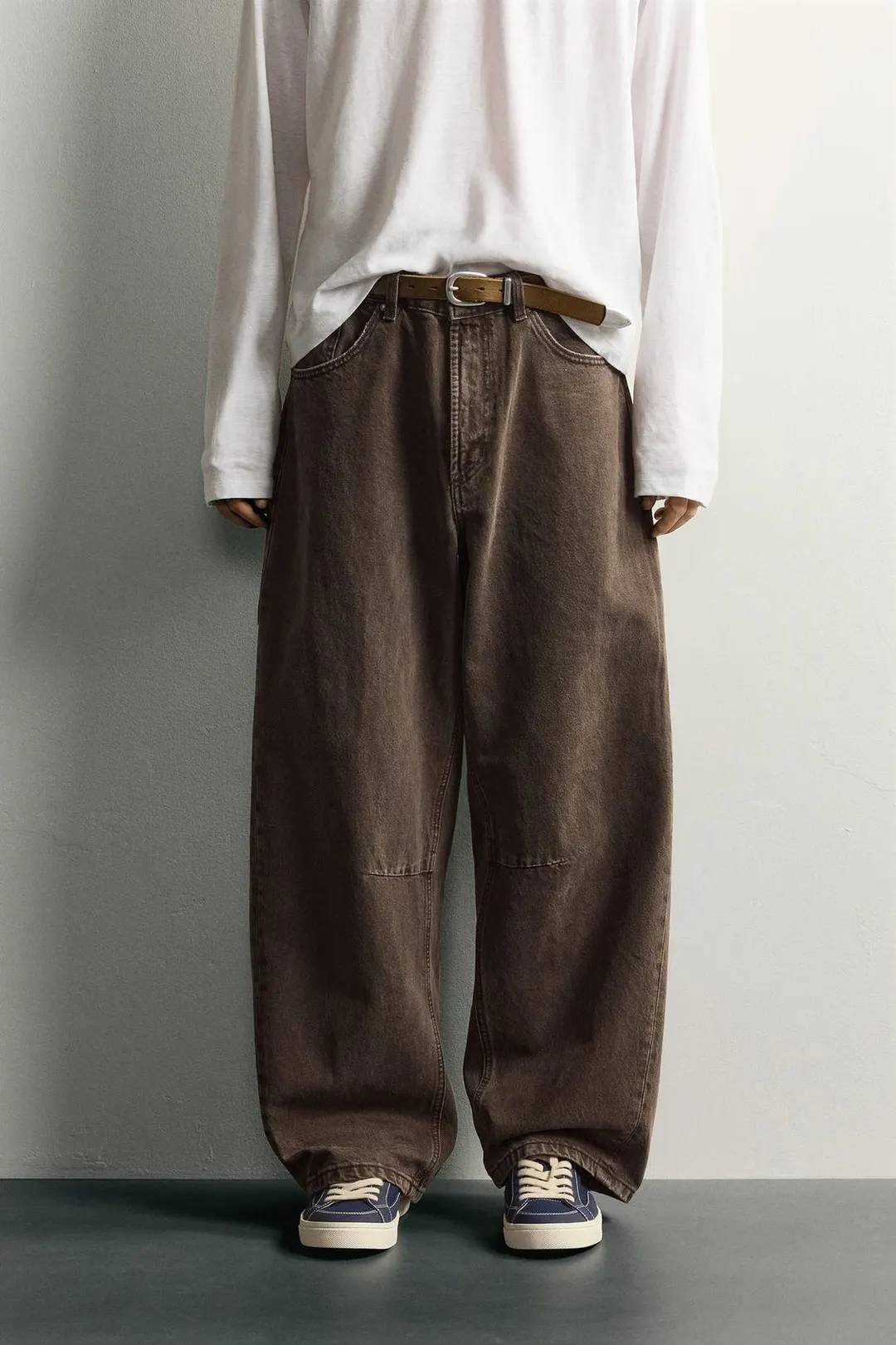 Брюки бочкообразного кроя на кулиске, Zara