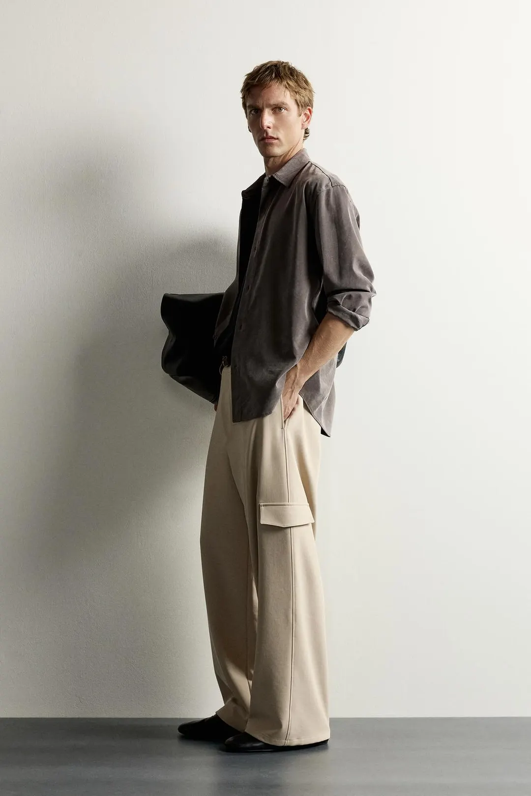 Брюки карго свободного кроя, Zara