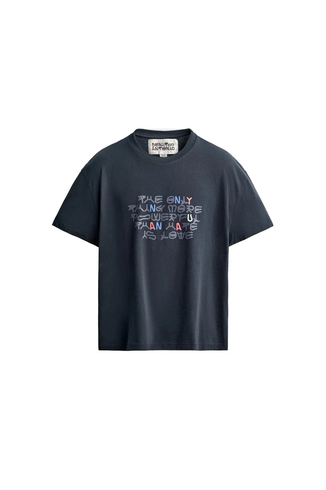 Укороченная футболка с надписью Amor, Zara