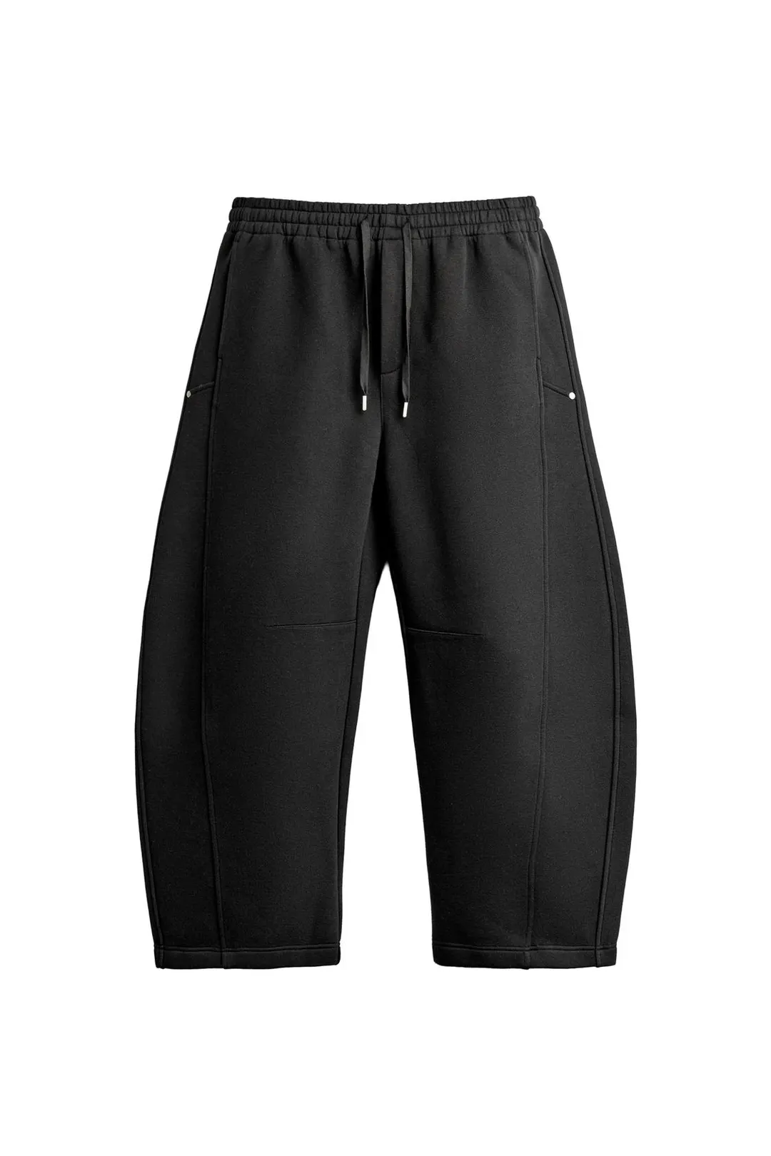 Брюки-джоггеры кроя баллон со смещёнными швами, Zara