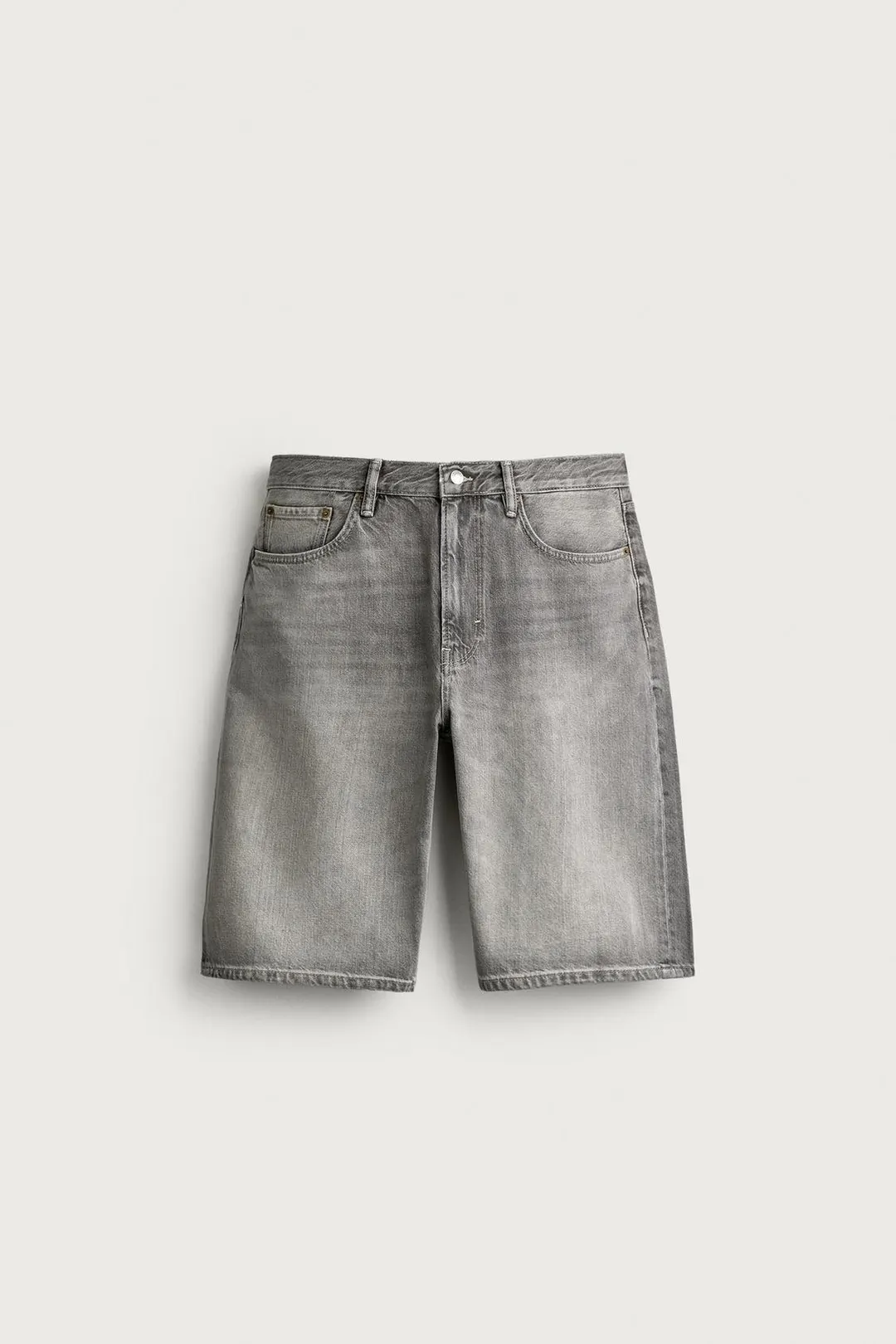 Джинсовые бермуды свободного кроя, Zara