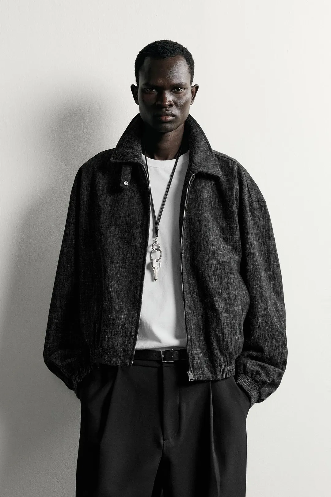 Куртка фактурная из смесового хлопка, Zara