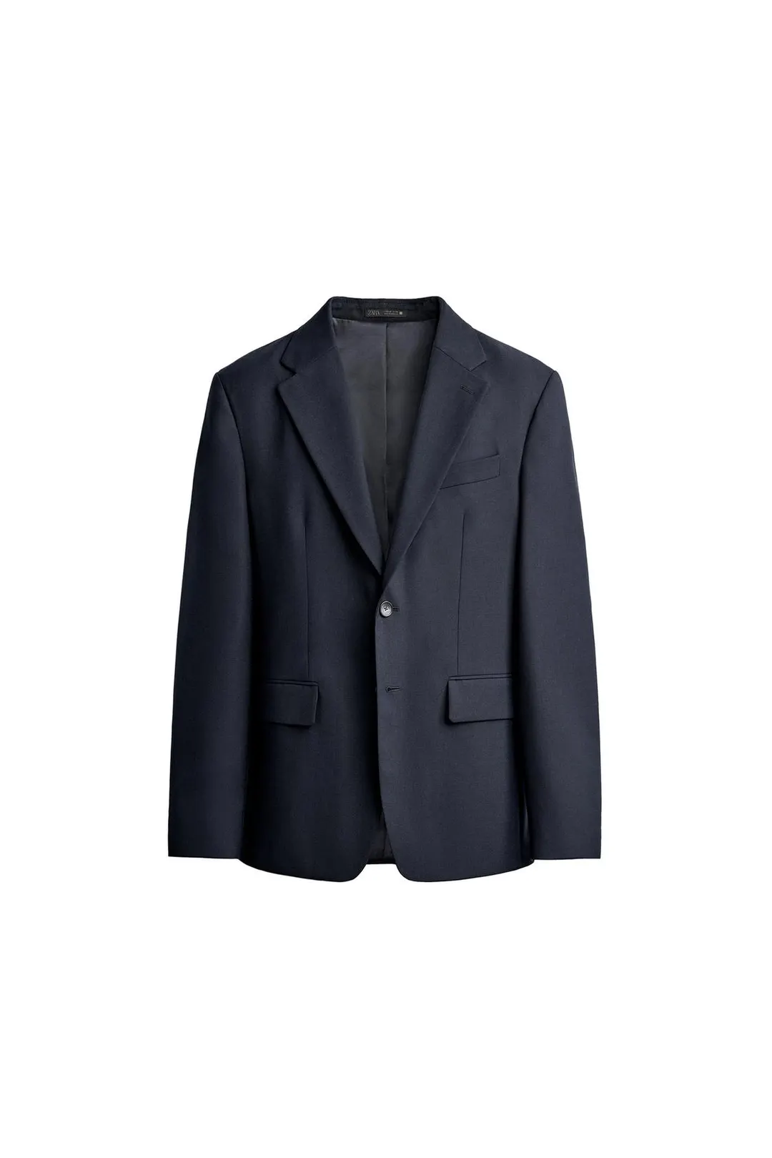 Костюмный пиджак прямого кроя из смесовой шерсти, Zara