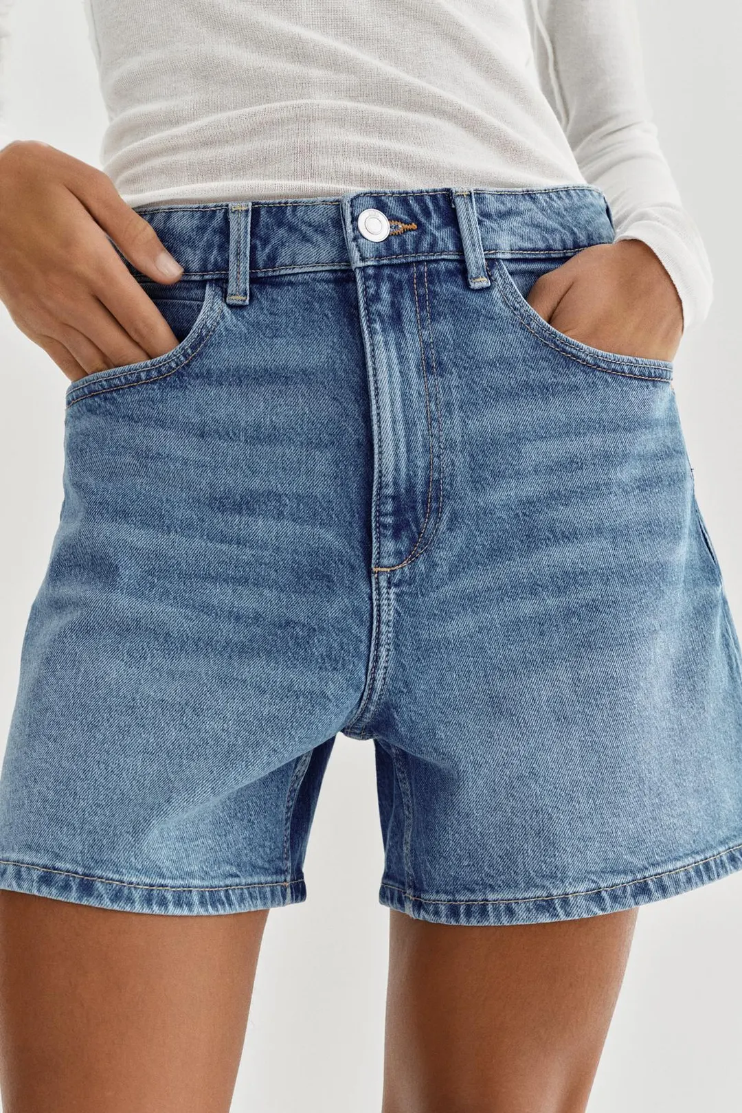 Шорты mom fit Z1975, Zara