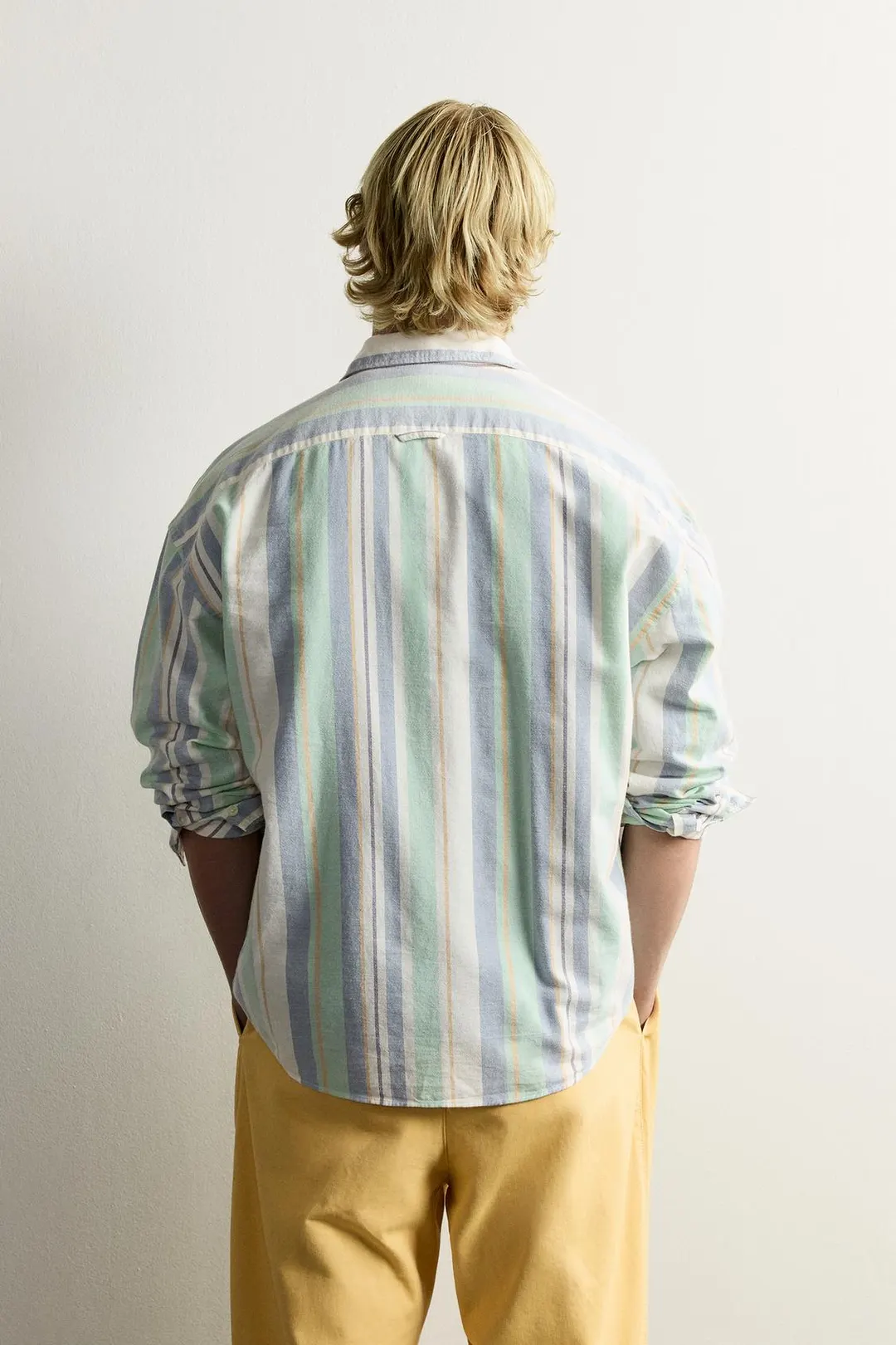 Полосатая оксфордская рубашка Fruit of the Loom™, Zara