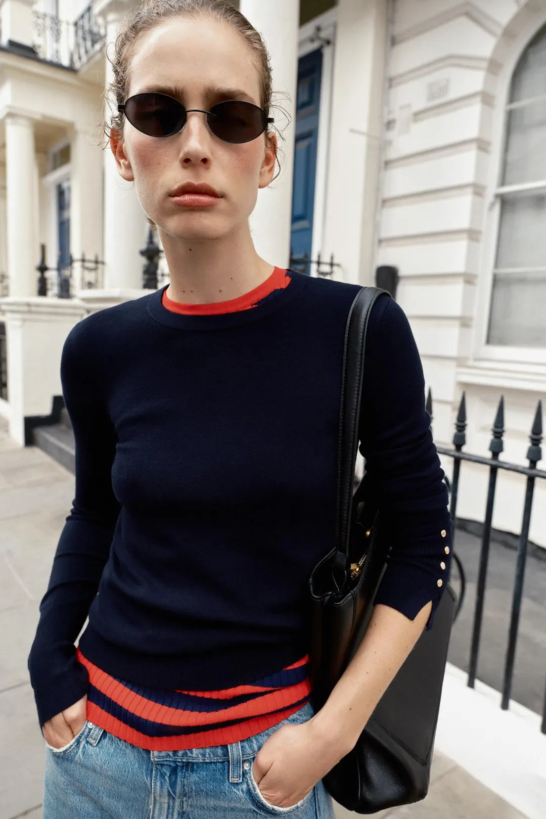 Базовый вязаный джемпер, Zara