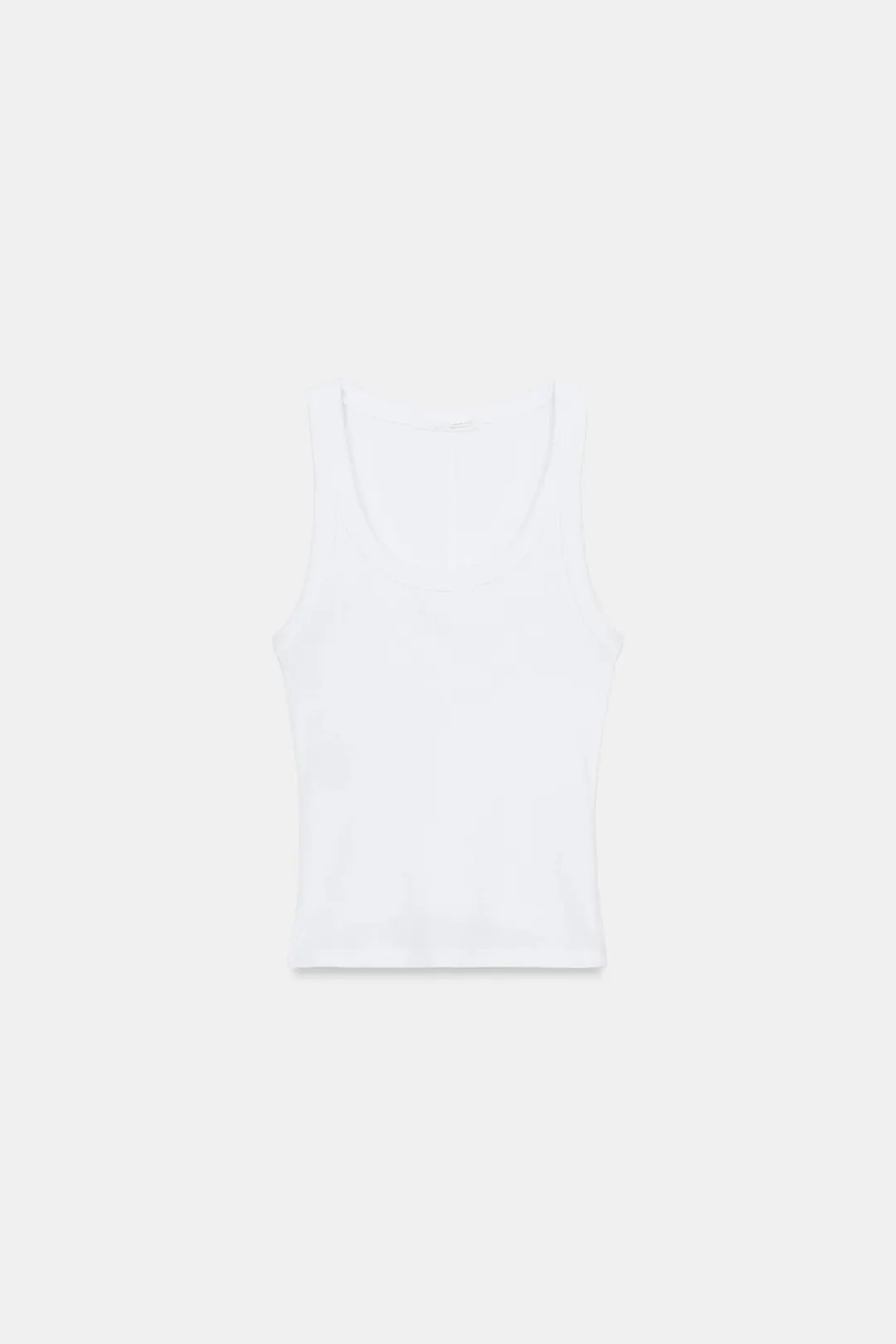 Топ без рукавов в рубчик, Zara