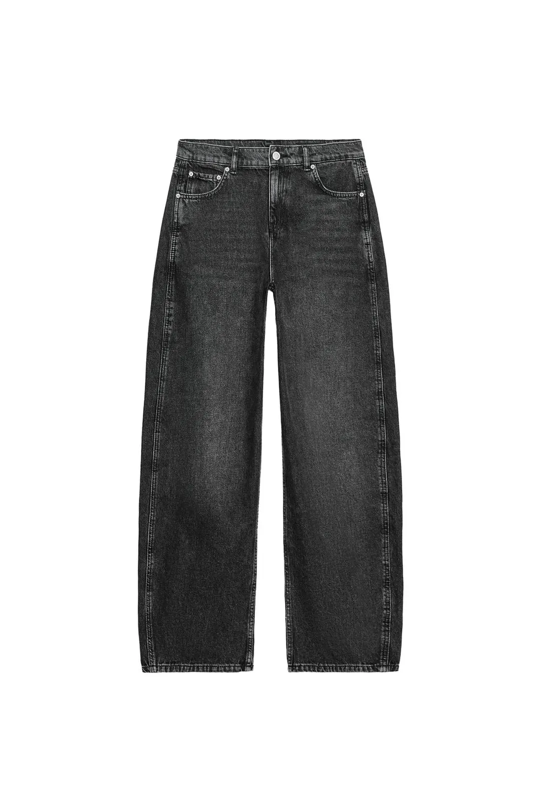 Джинсы ZW Collection прямого изогнутого кроя с низкой посадкой, Zara
