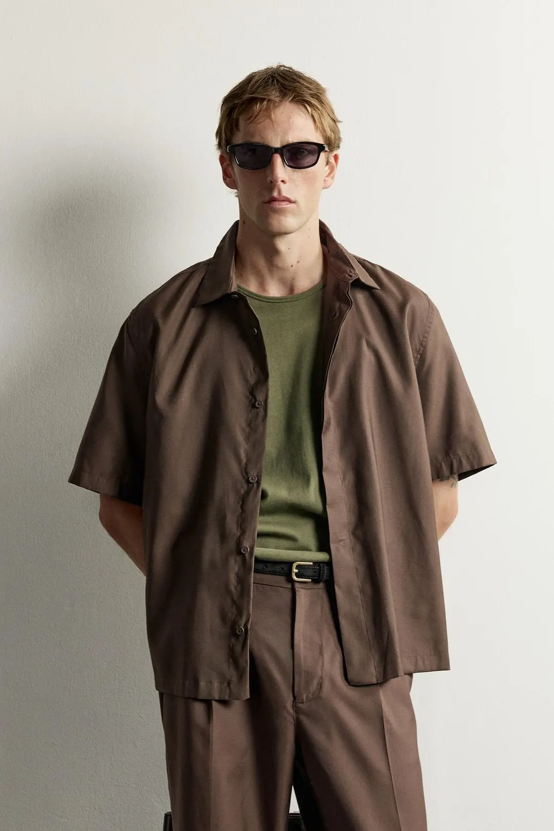 Струящаяся рубашка свободного кроя, Zara