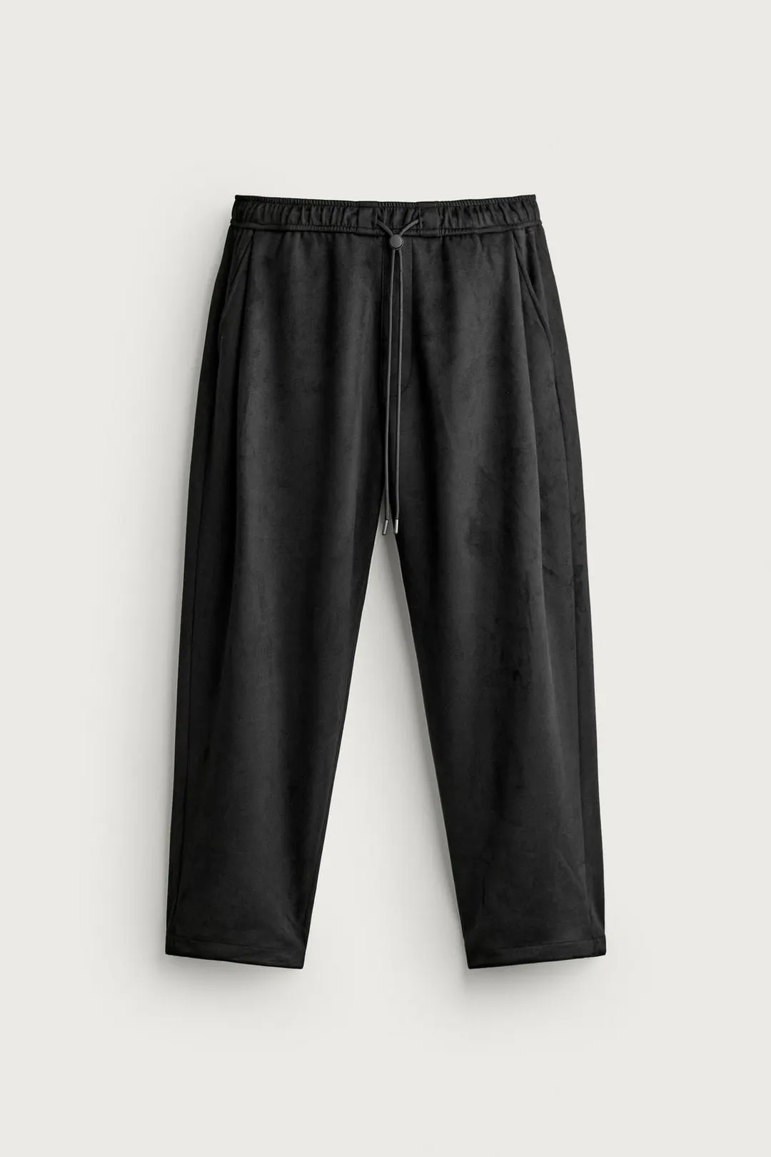 Брюки широкого кроя из искусственной замши, Zara