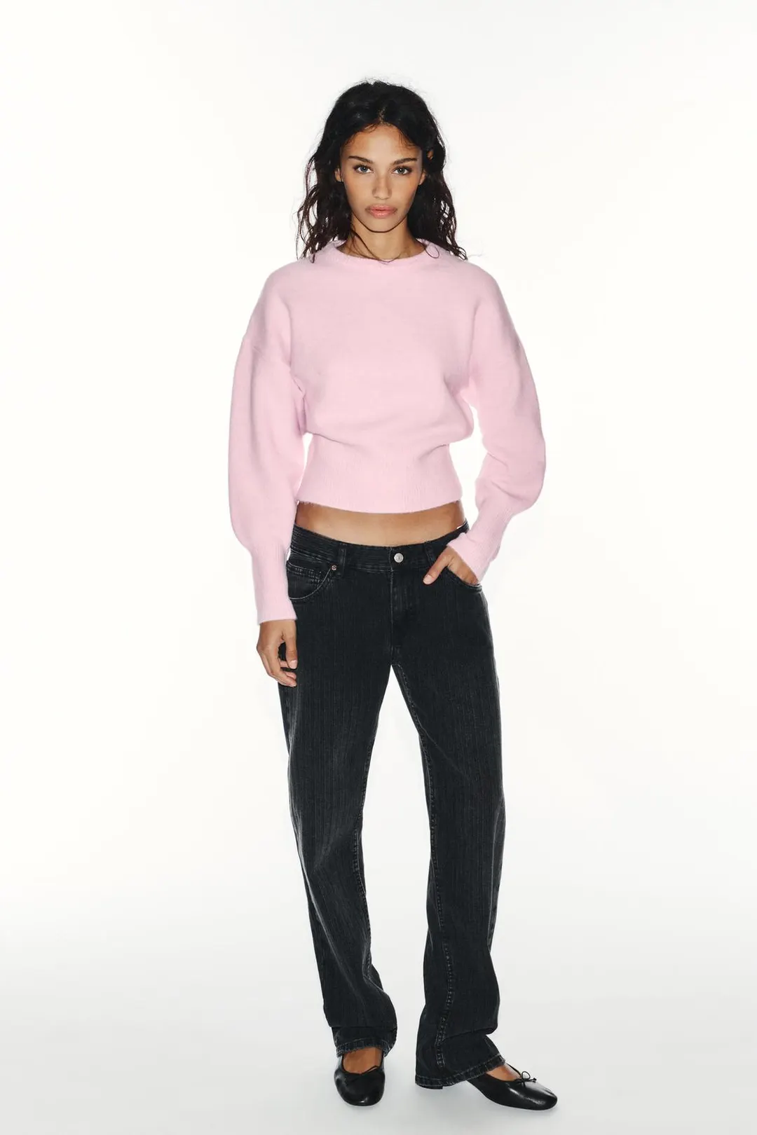 Мягкий вязаный свитер, Zara