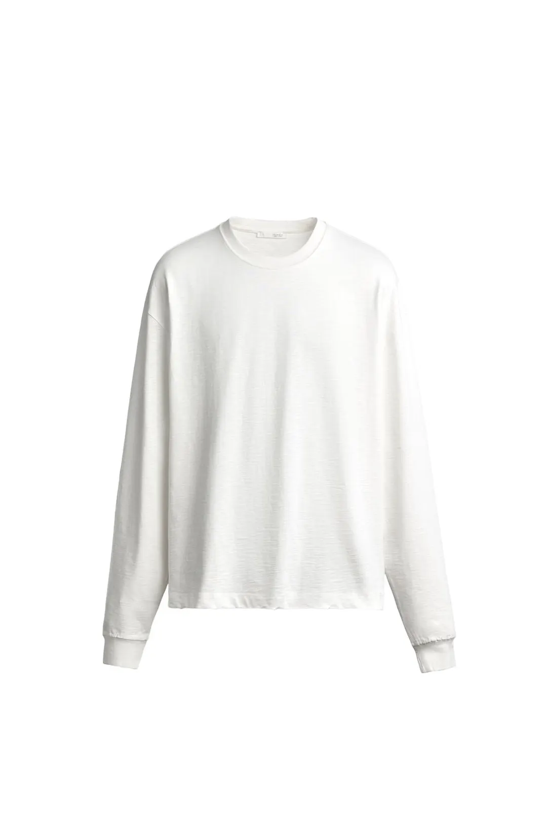 Футболка вареная из меланжевого трикотажа relaxed fit, Zara