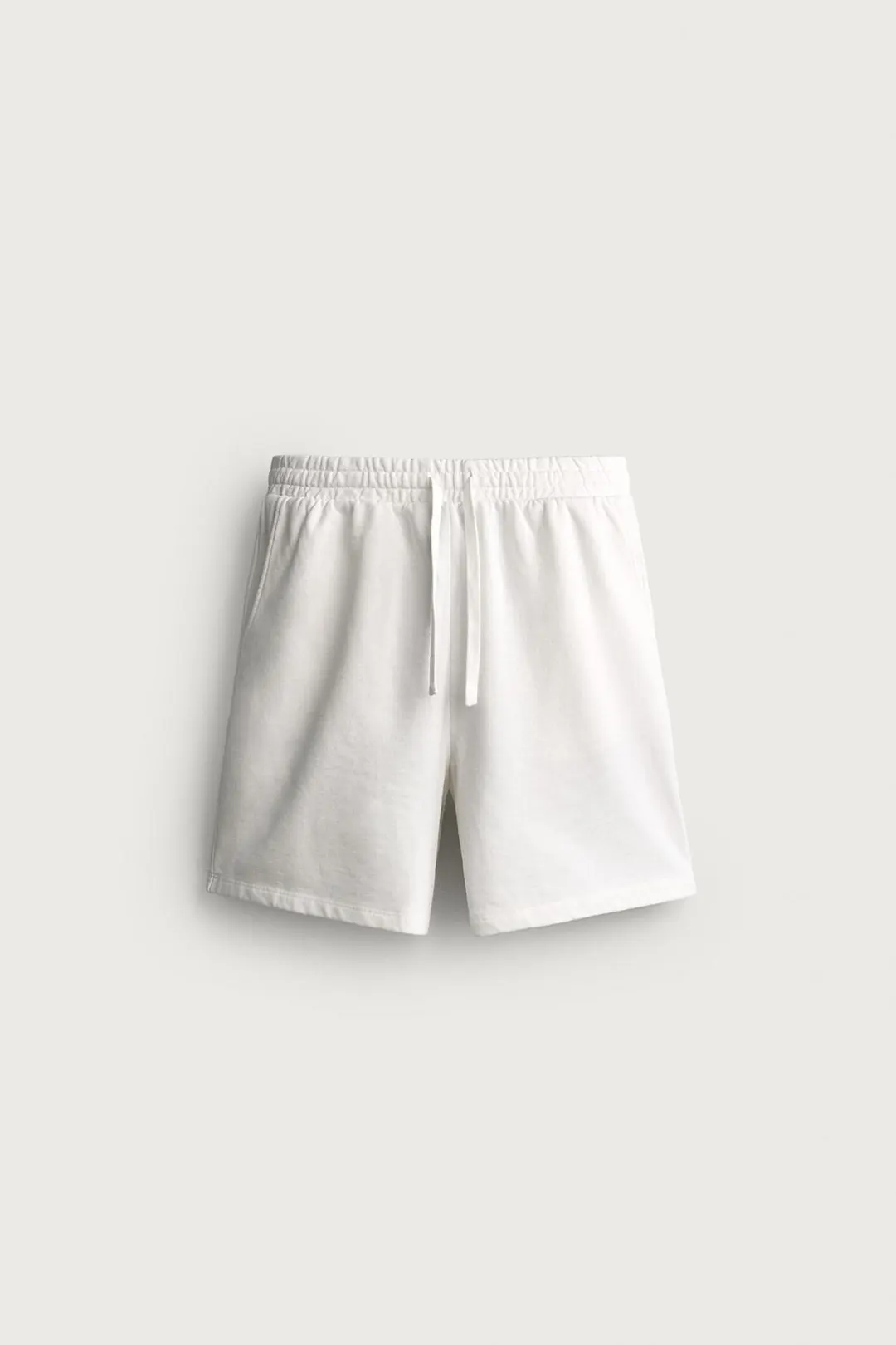 Шорты-бермуды джоггеры базовые с эффектом выцветания, Zara