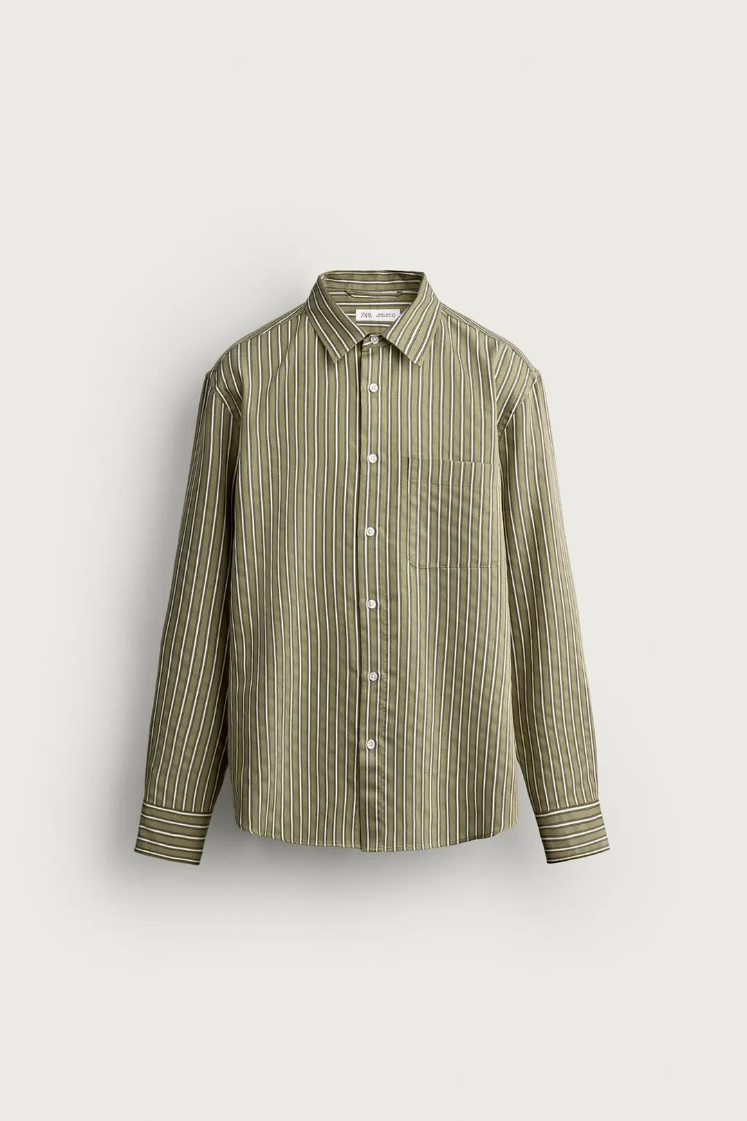 Струящаяся рубашка в полоску, Zara
