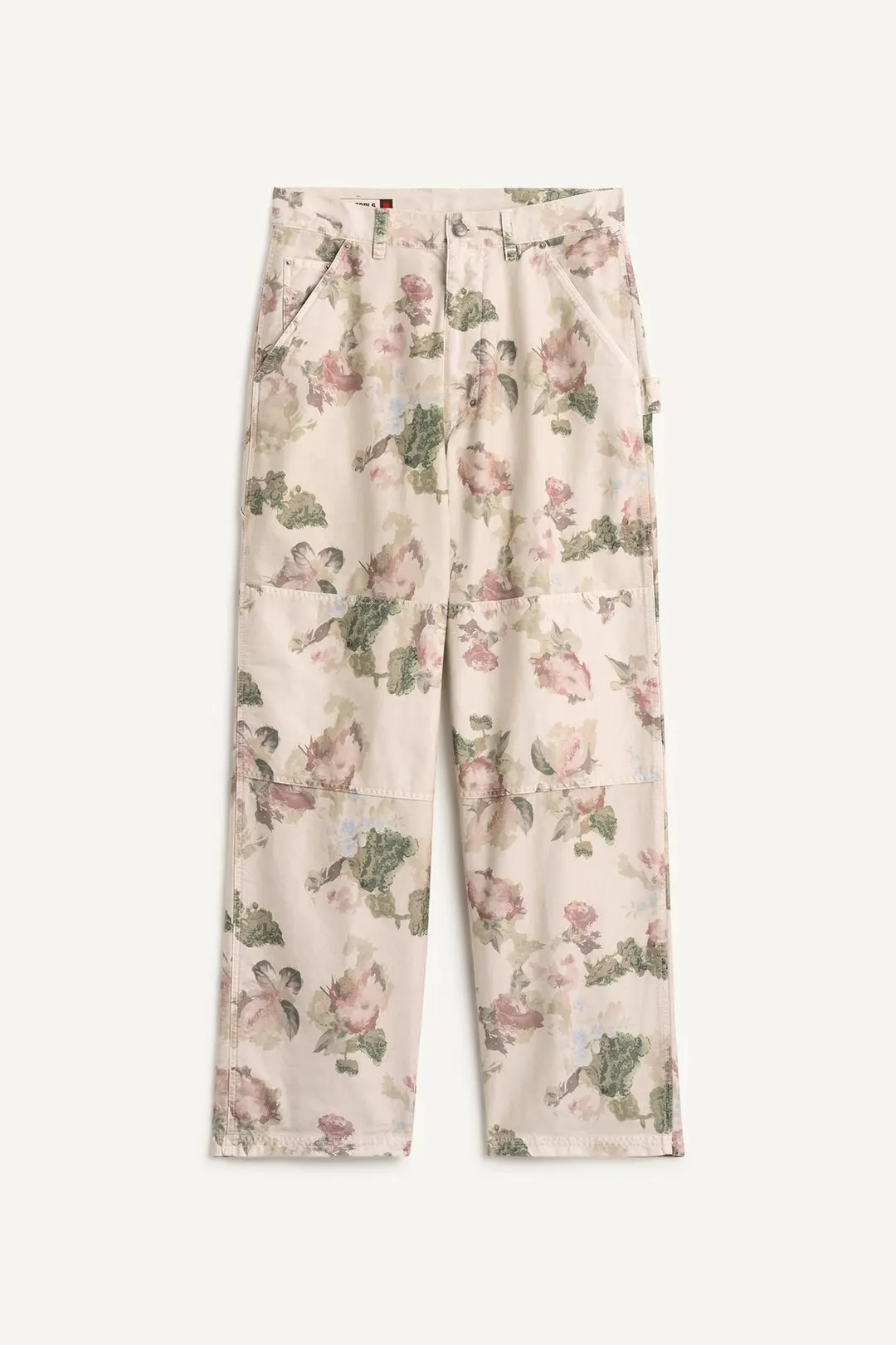Брюки карго с цветочным принтом, Zara
