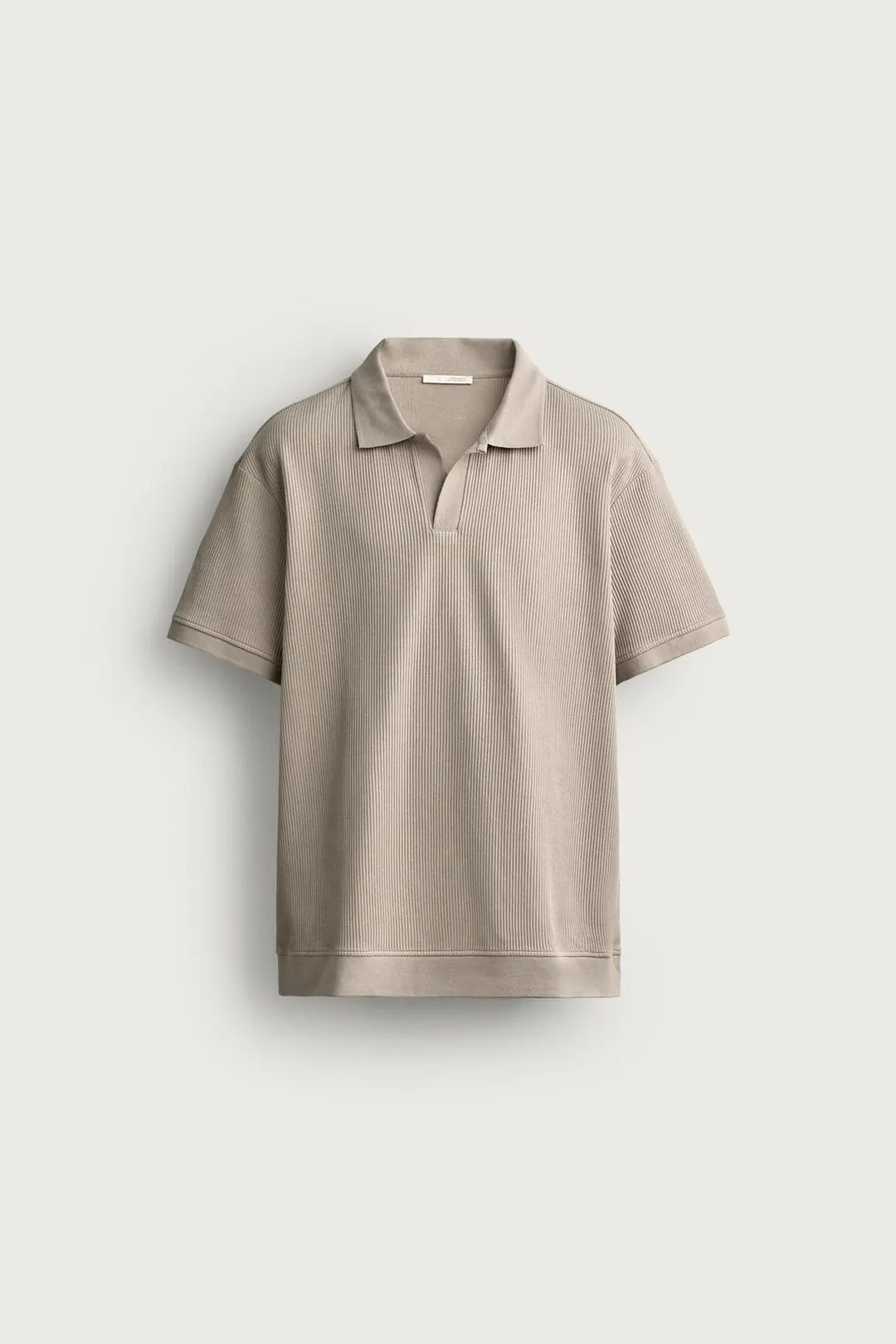 Поло с вертикальной фактурой, Zara